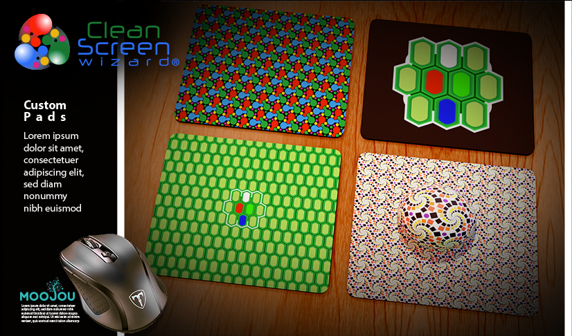 Mouse pad designs