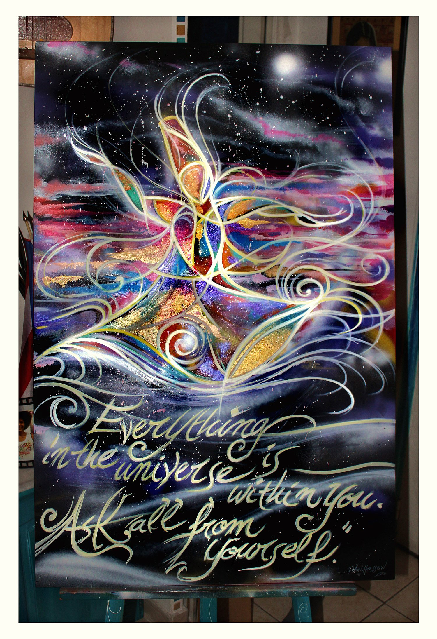 Universe (plaque de verre)