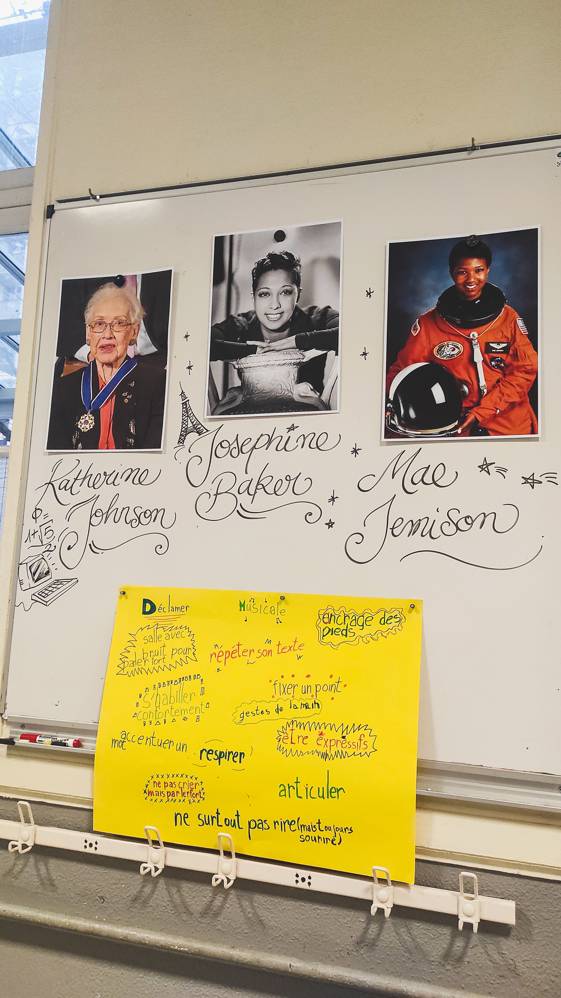Ateliers autour de femmes inspirantes avec les CE2 & CM1 de l'école 12-14 Alésia, Paris