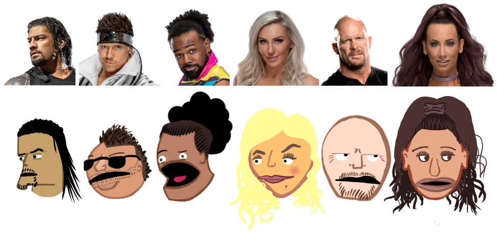 Headshot Illustrations for Additional Puppet Cast