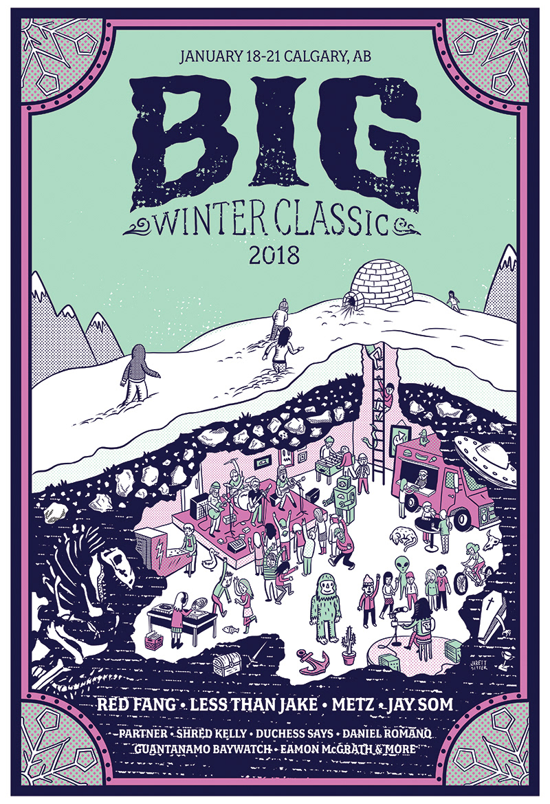 winter festival poster