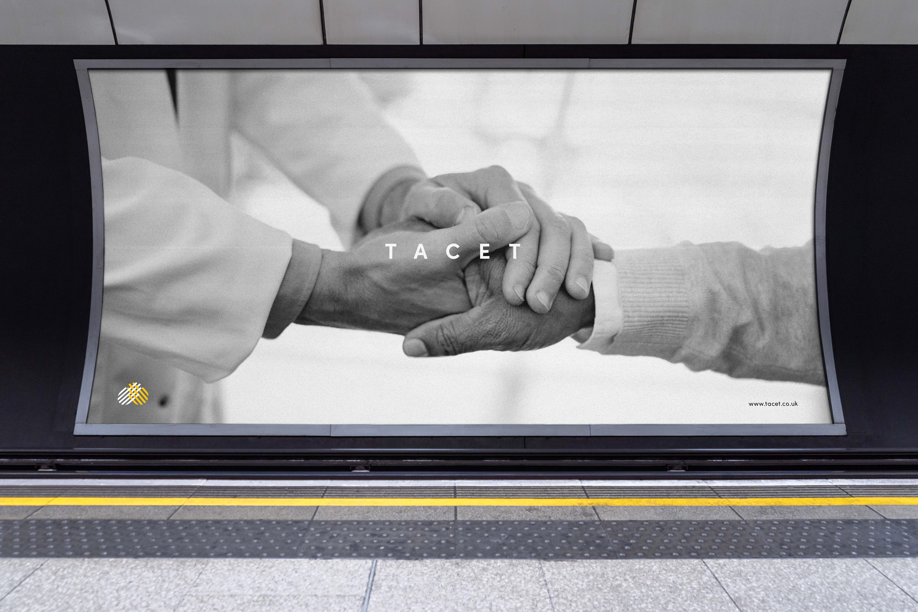 london underground billboard design for tacet OOH