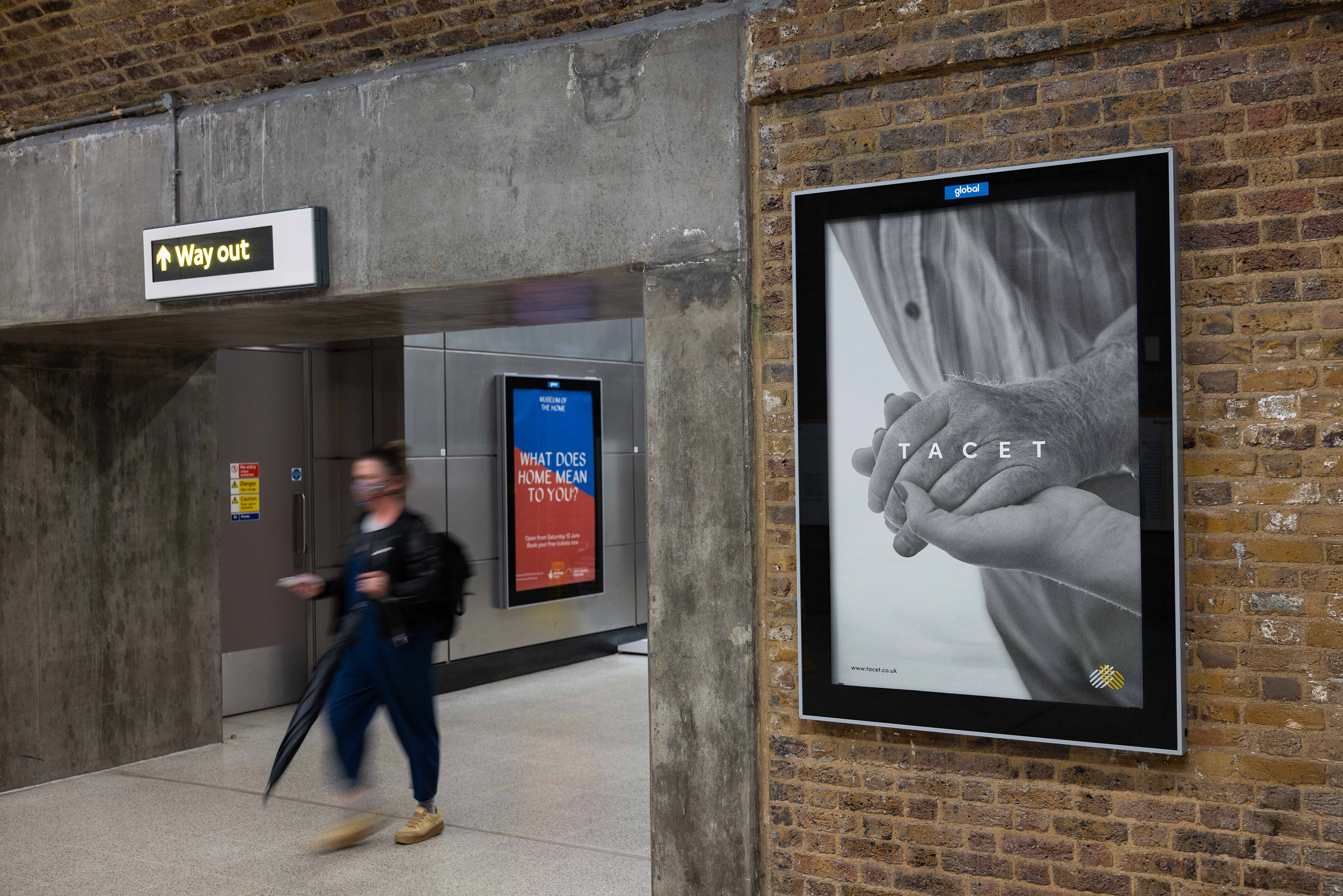 global lightbox OOH design for tacet