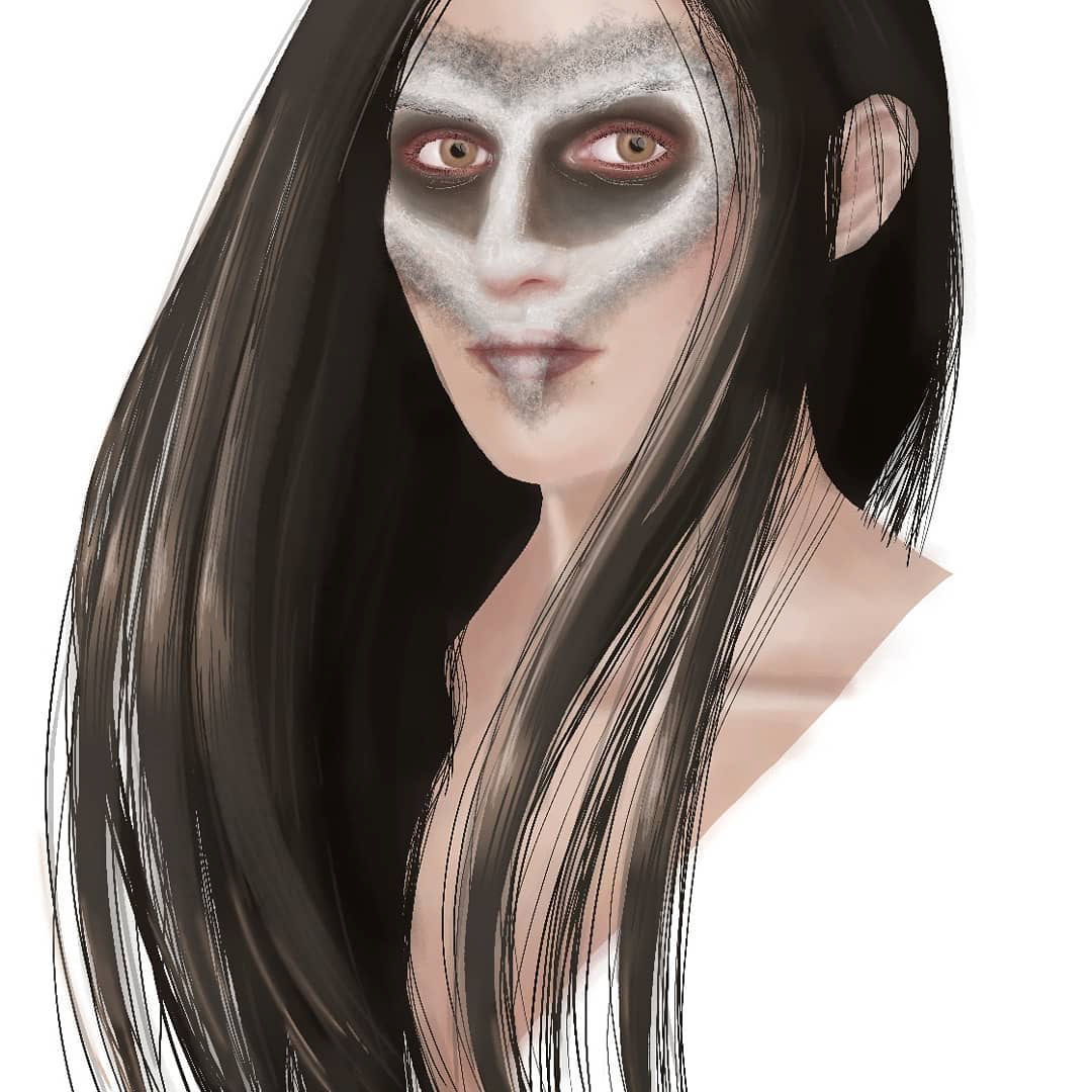 One of the first pieces of concept art, a self-drawn piece by Kelsey Jaffer of her character Delicate Poison.