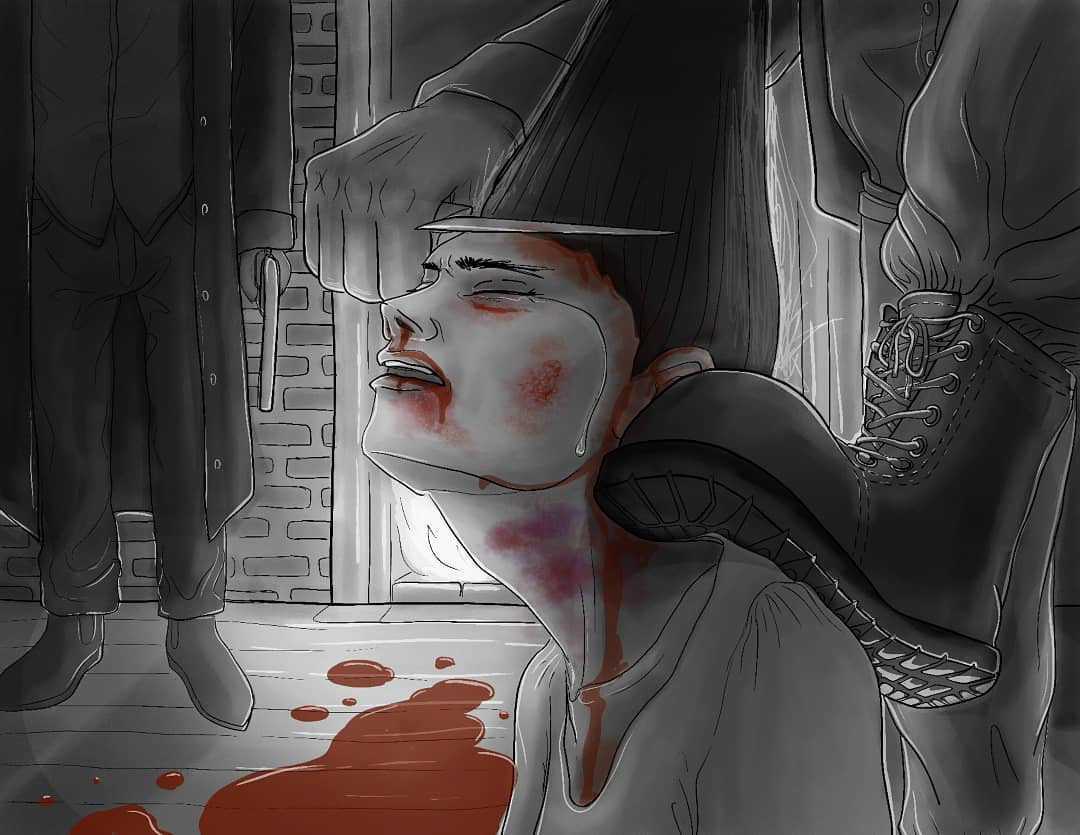 This illustration by Kelsey Jaffer was originally posted during the live reading of the screenplay early during the Covid lockdown in 2020.