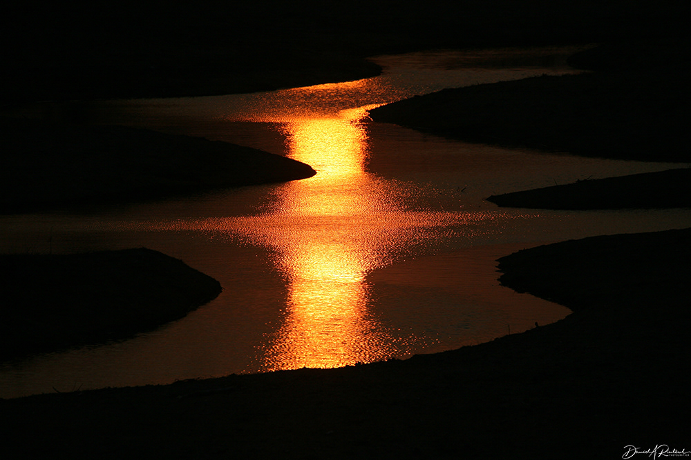 Nebraska - Sunset on the Platte