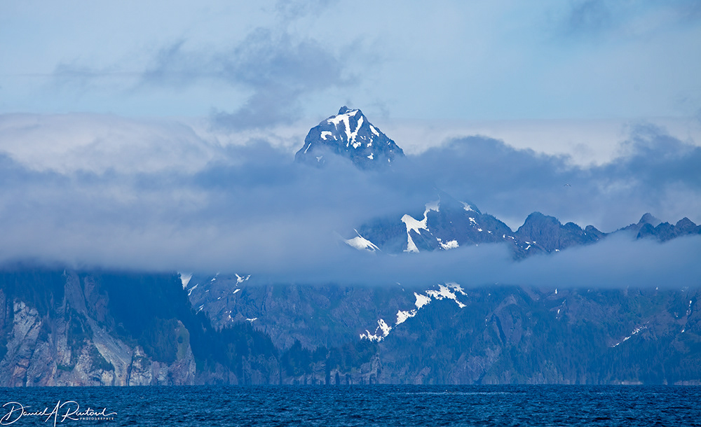 Alaska - Clouds and Peaks from Resurrection Bay