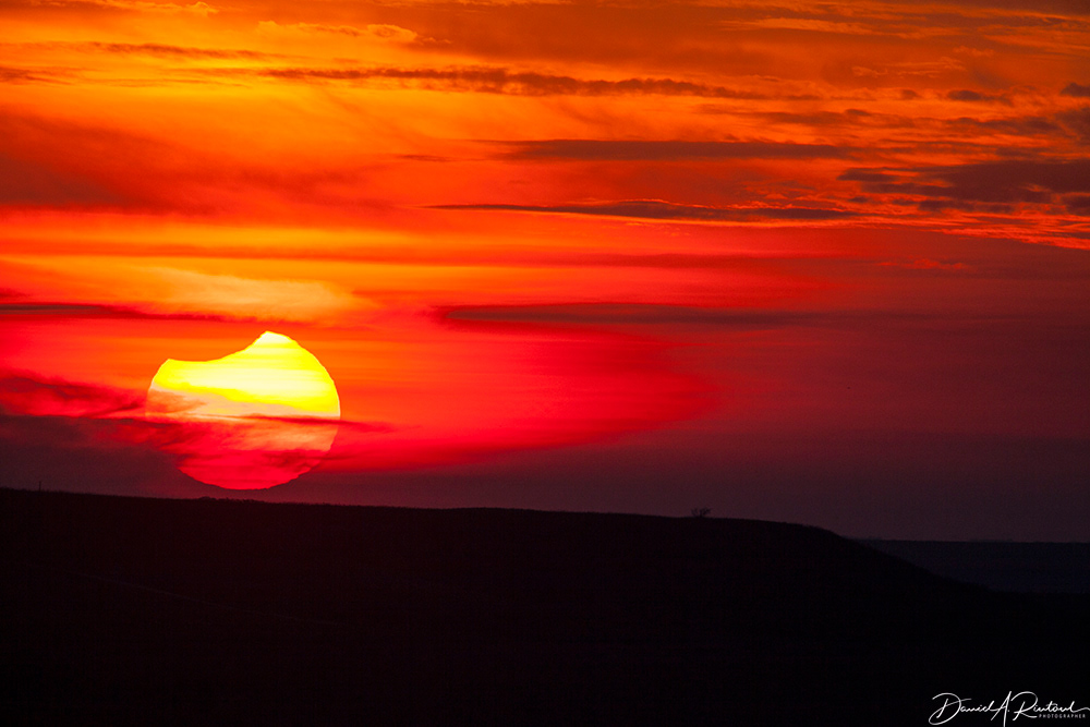 Kansas - Eclipse sunset