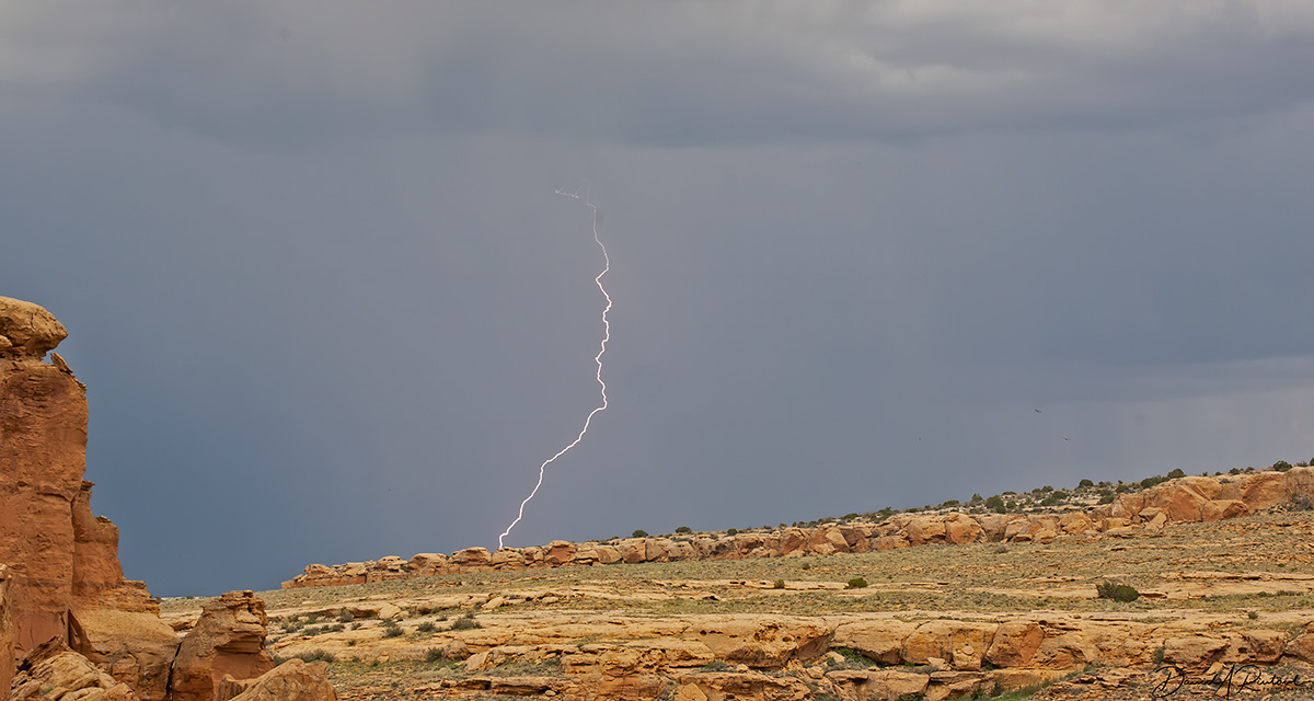 Chaco Canyon - Summer thunderstorm