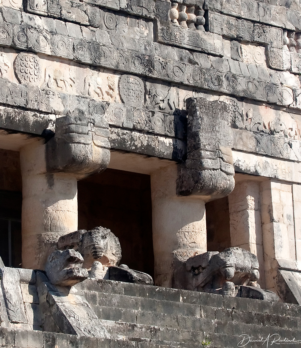 Mexico - Mayan temple detail