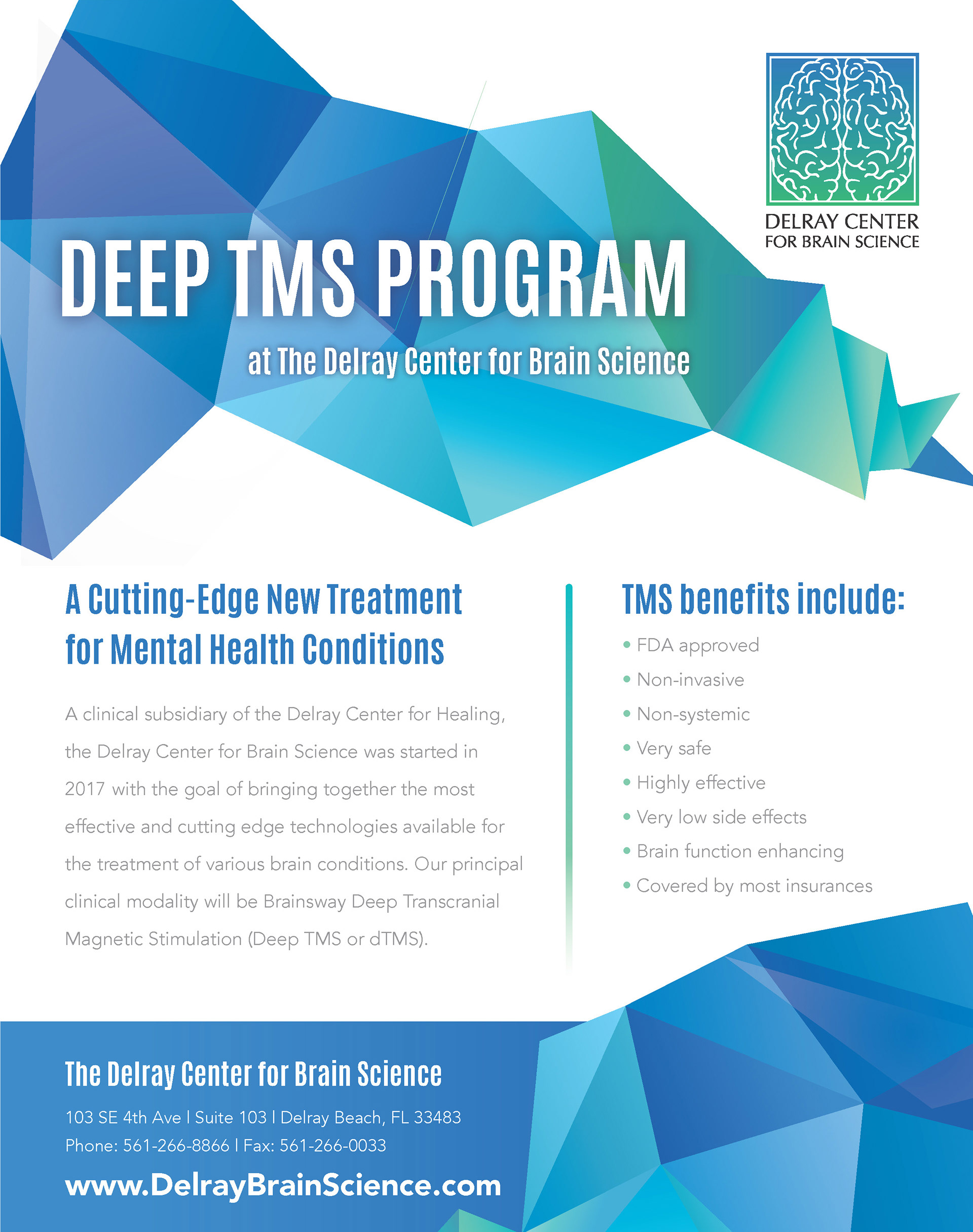 program insert info sheet (front)