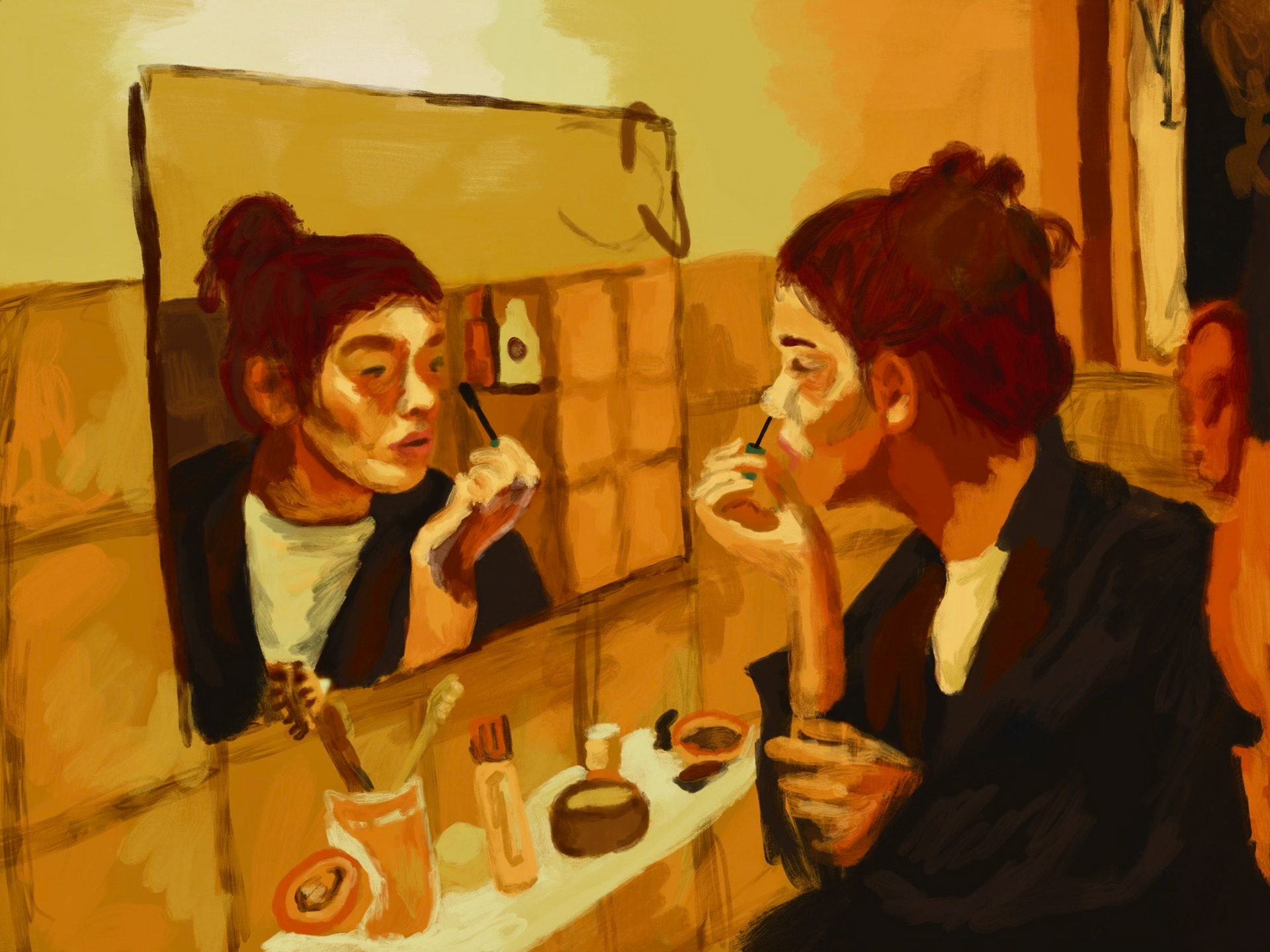 "Touch Ups" Procreate, 2021.