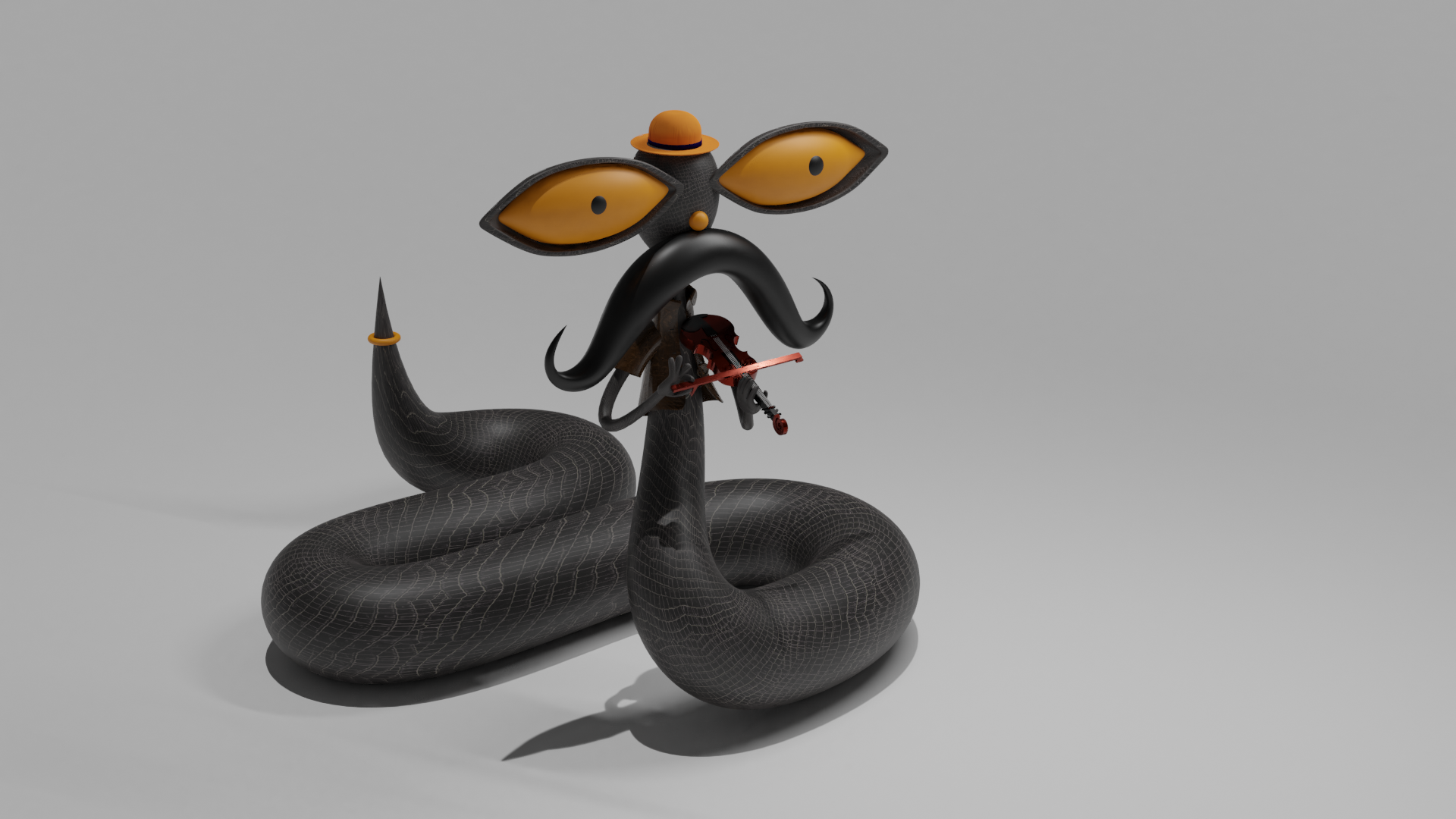Maamon Alramadan - Musical snake 3D Maamon Alramadan - Musical snake 3D