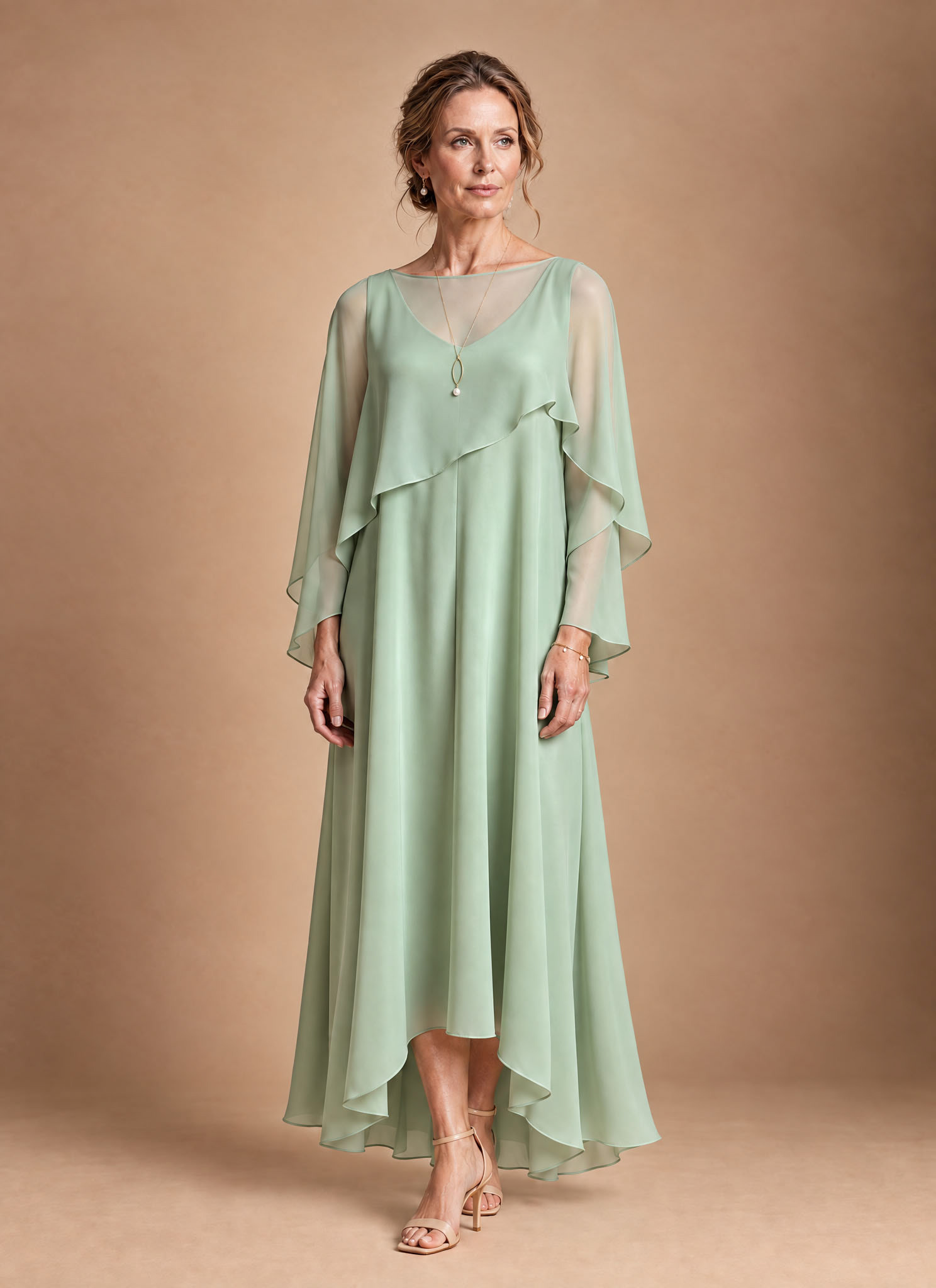 Bespoke Dress · Layered Chiffon