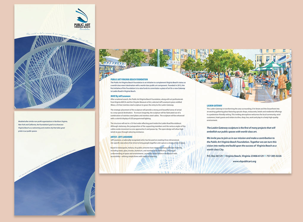 Public Art Virginia Beach Foundation Brochure