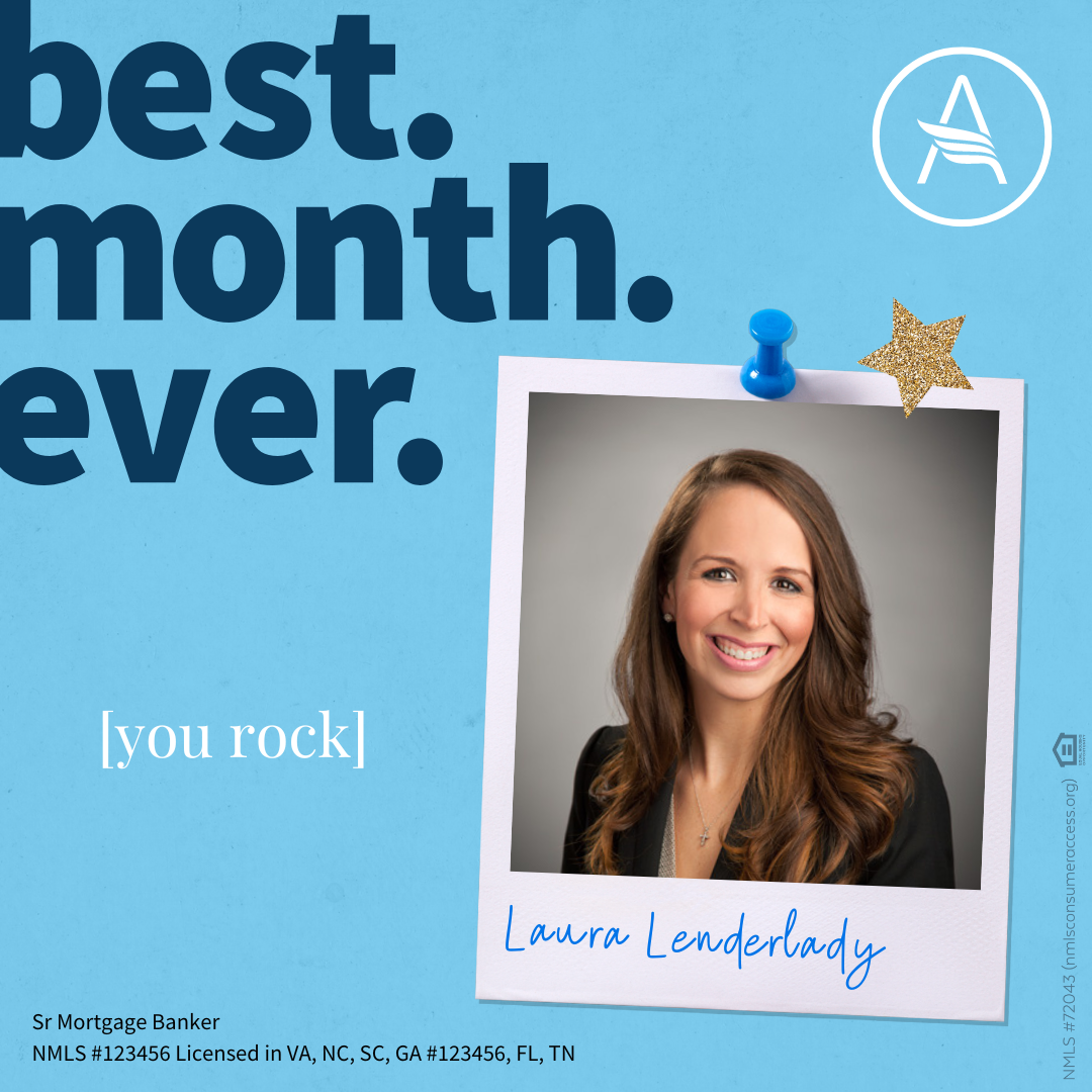 Best Month Ever Social Graphic Template, Canva
