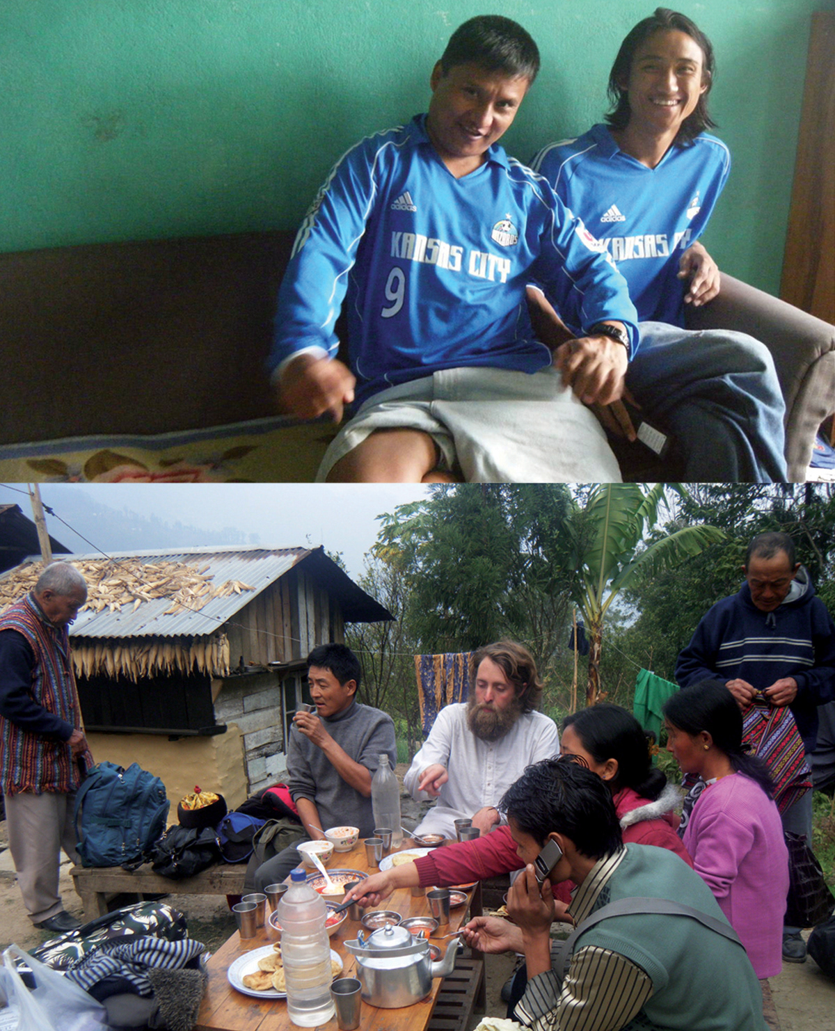 I remember the wonderful chaos of juggling soup and social intersections when opening my doors to the community for sunday night dinners. What I really remember is the peace of the empty house after it was over and my shoes were finally off. I often think about the joy and terror of being an oversize passenger on my way to a wedding in the high himalayas. The most beautiful views were not documented due to hanging on to a tire for dear life while loaded with the luggage on the top of the truck for a 6 hour cliffhanging trek up to a village near the Bhutanese border. Home is the friction and warmth of sharing life.