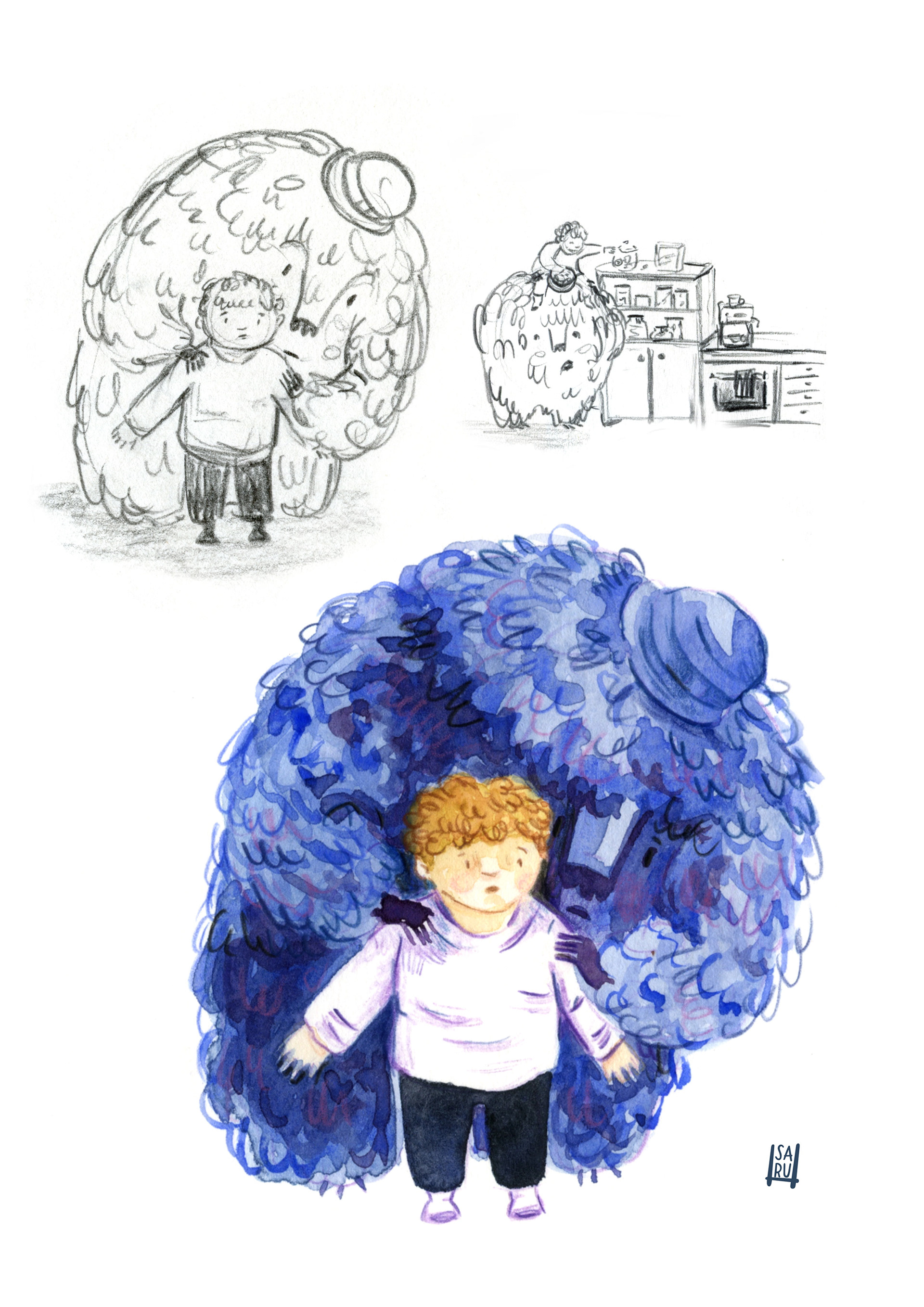 Character studies "La noche"