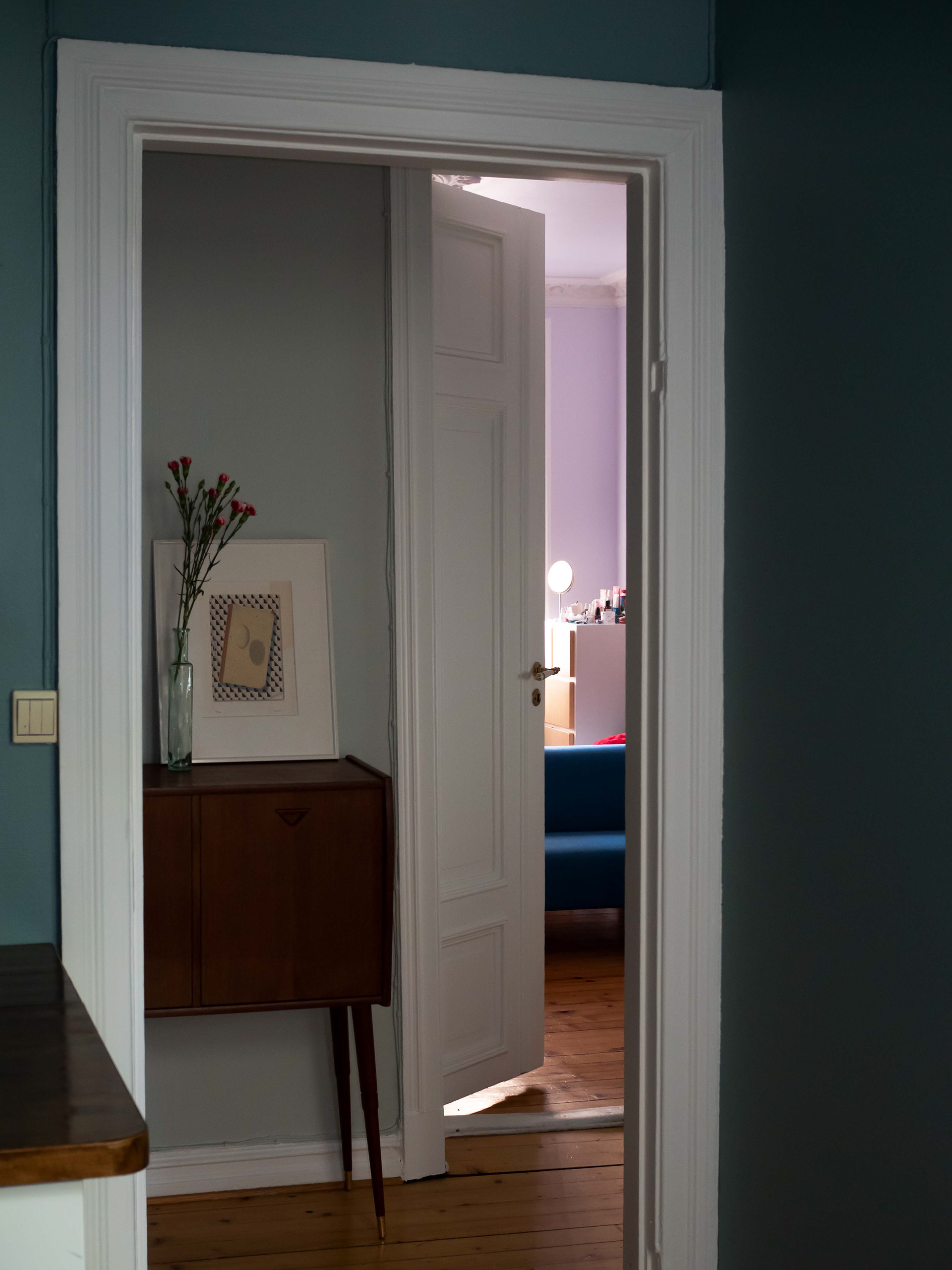 The view of three colors together (Wish, Forglemmegei, Isbit med lavender)
