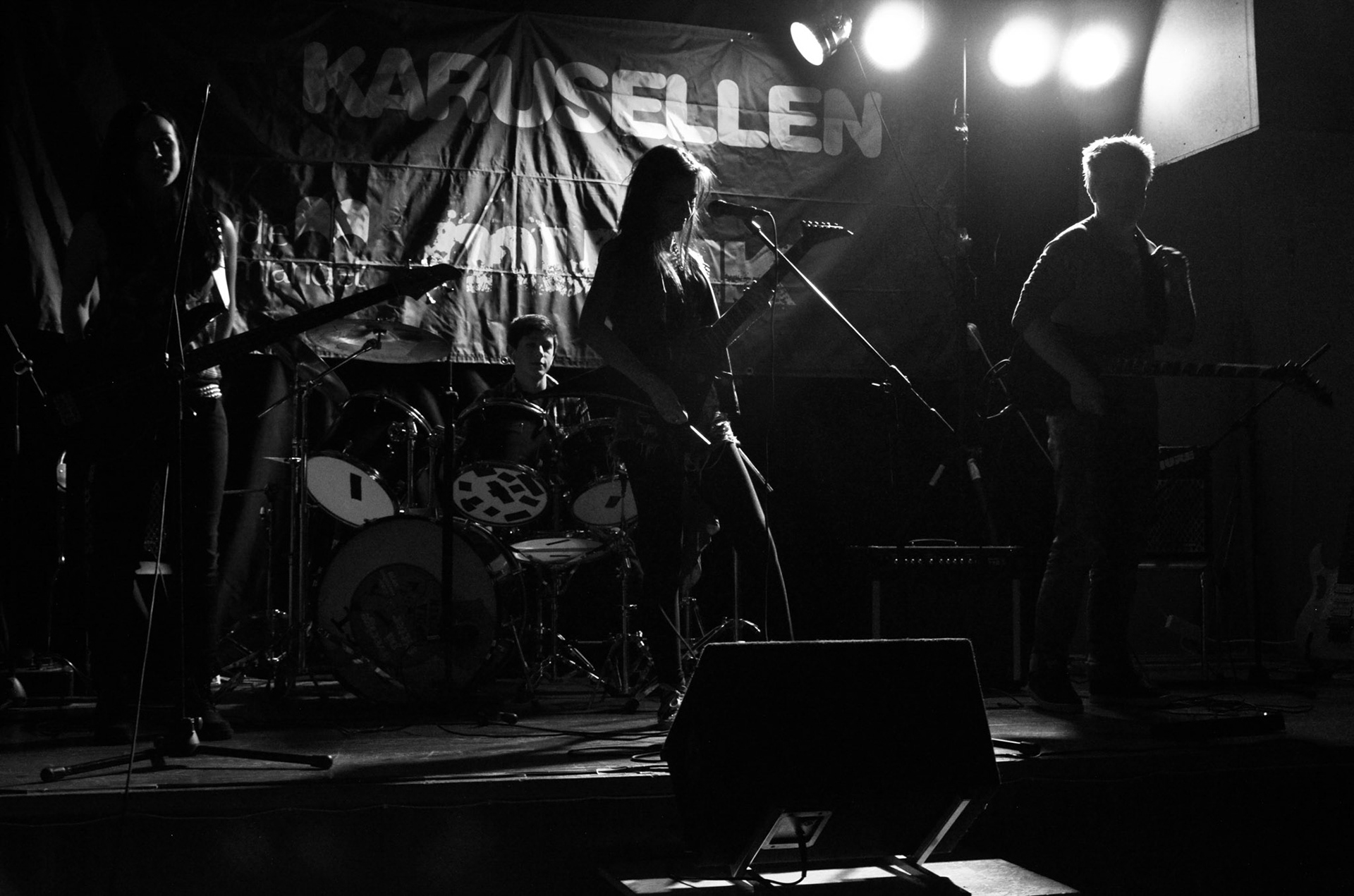 Black Poem participating in Livekarusellen district competition