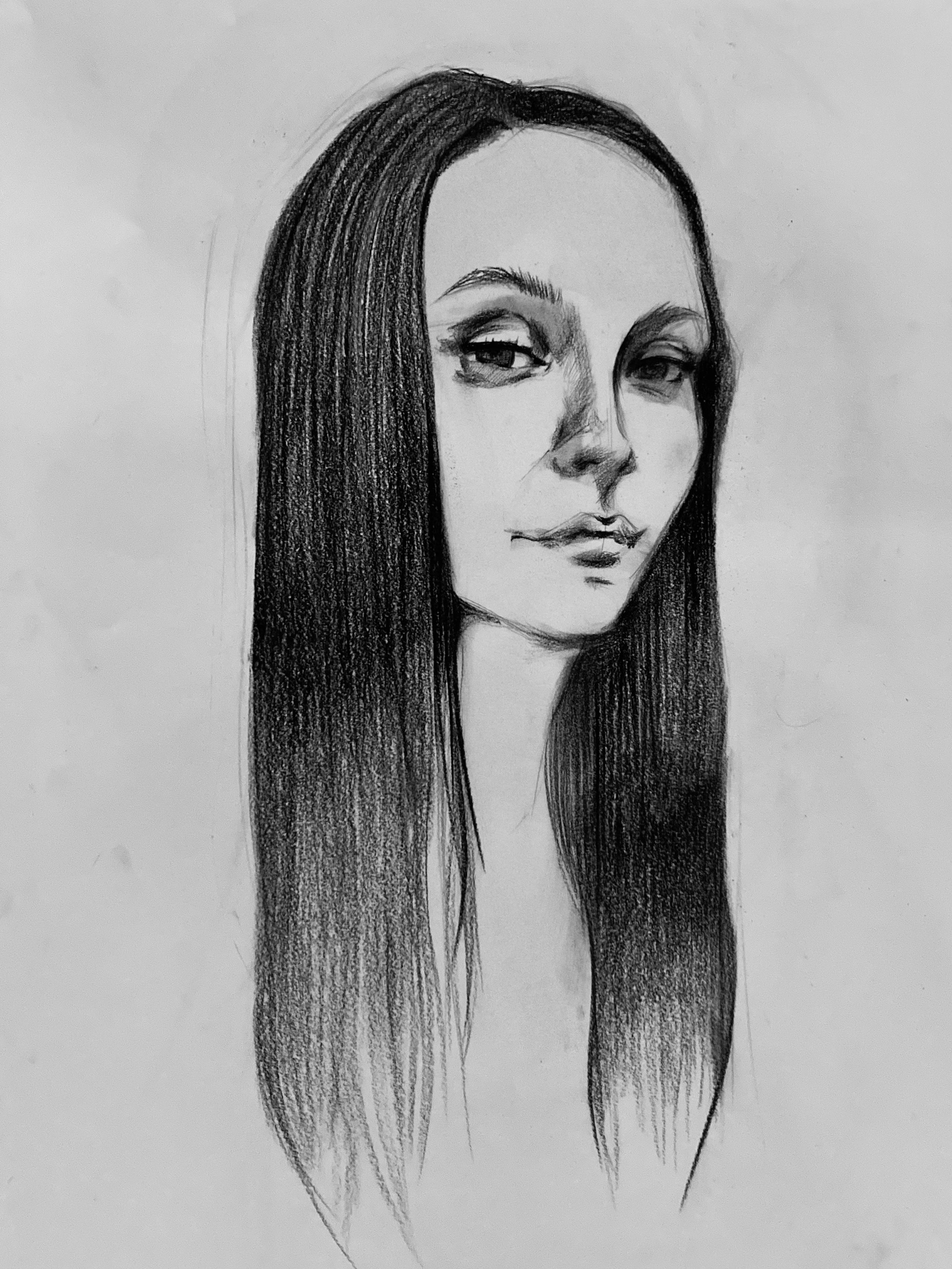 18''x24'', charcoal on paper.