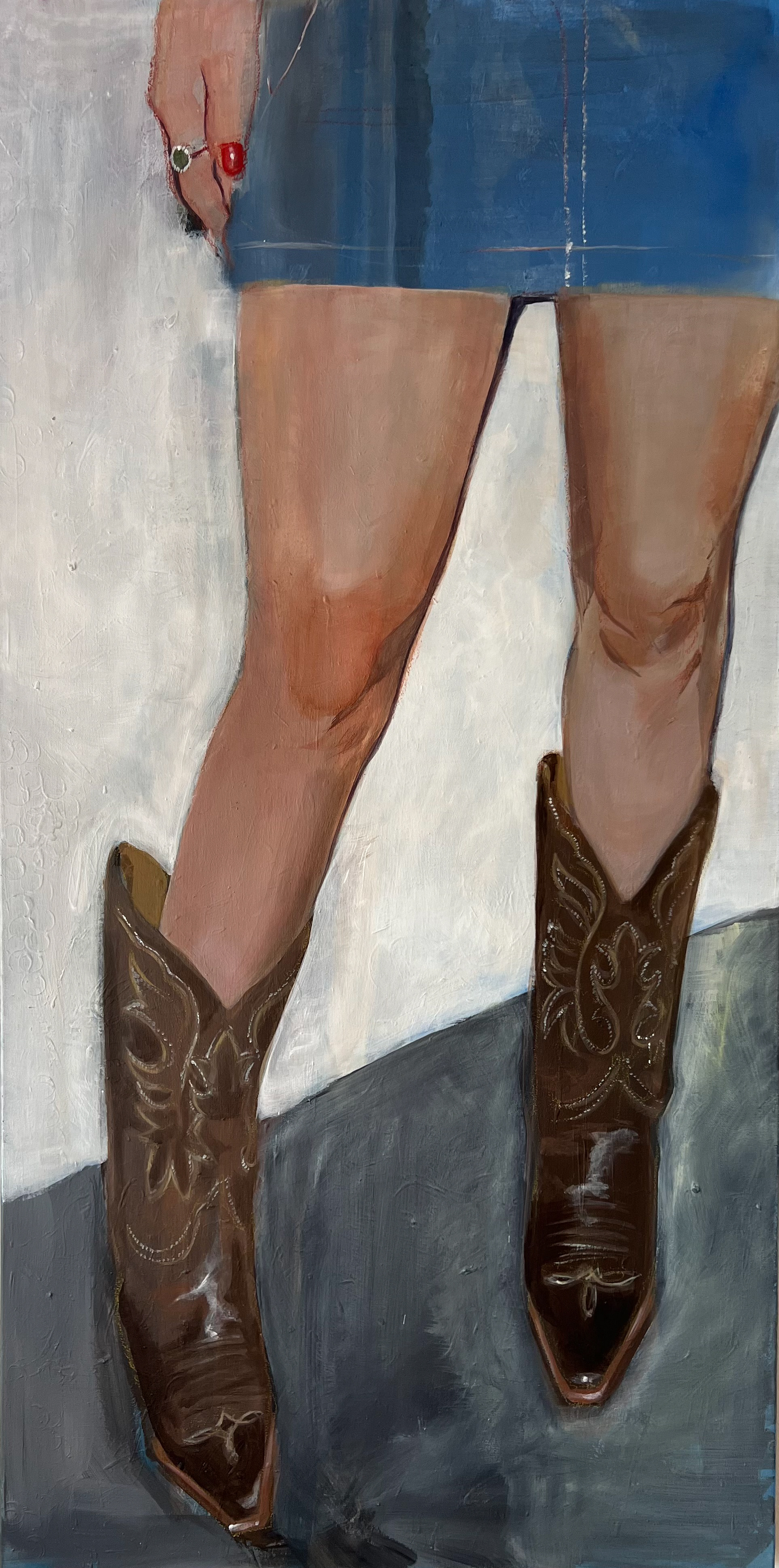 2'x4', acrylic on canvas.