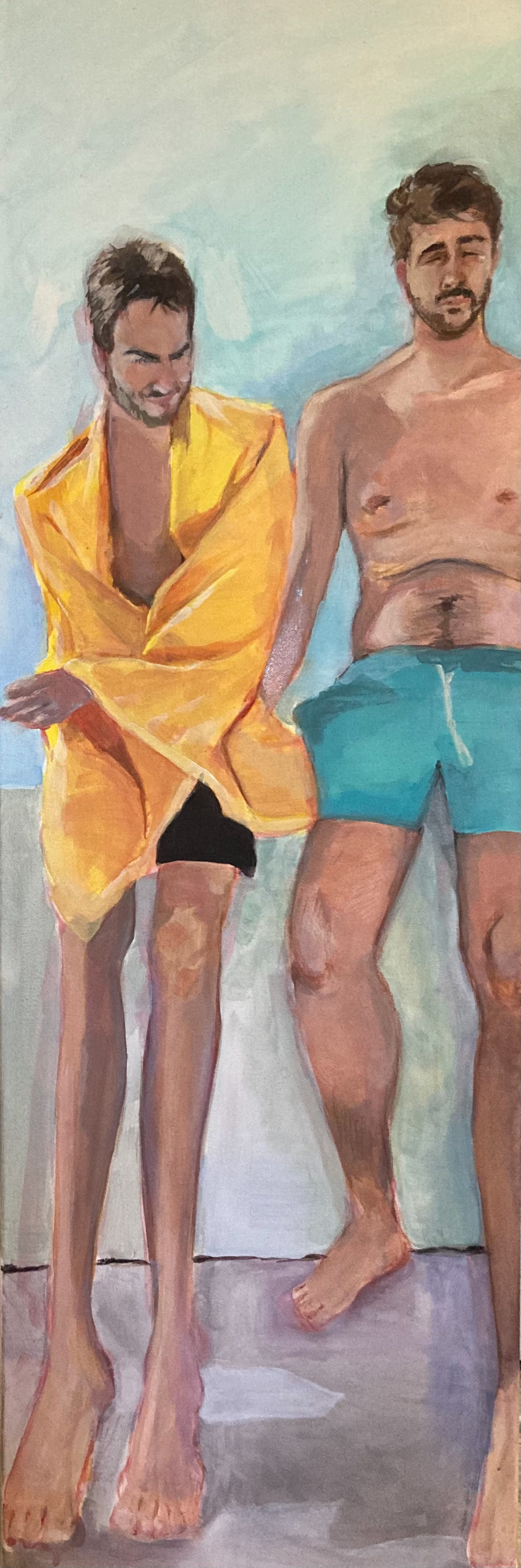 1'x3', acrylic on canvas.