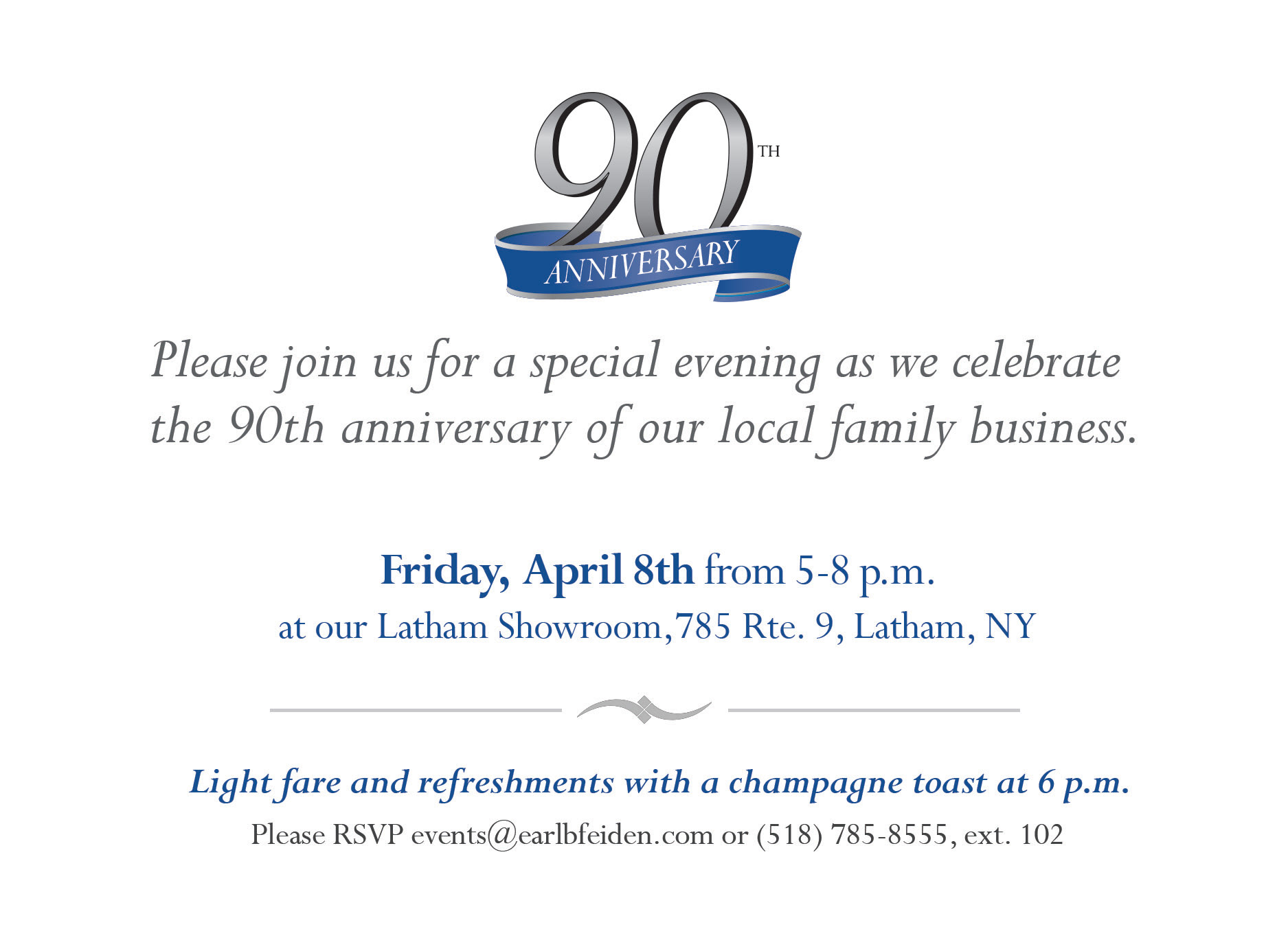 90th Invitation Inside