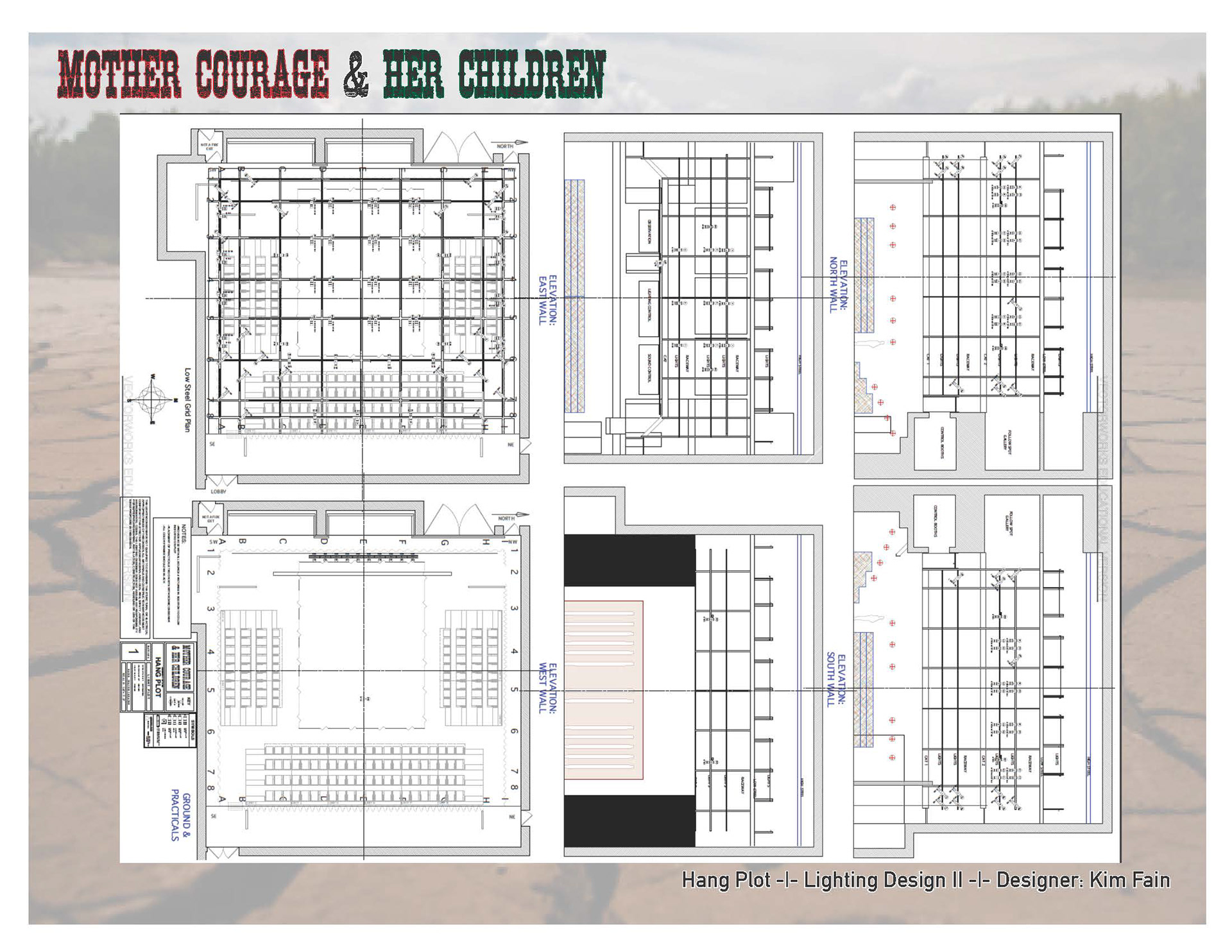 Mother Courage & Her Children — Light Plan — All — Vectorworks
