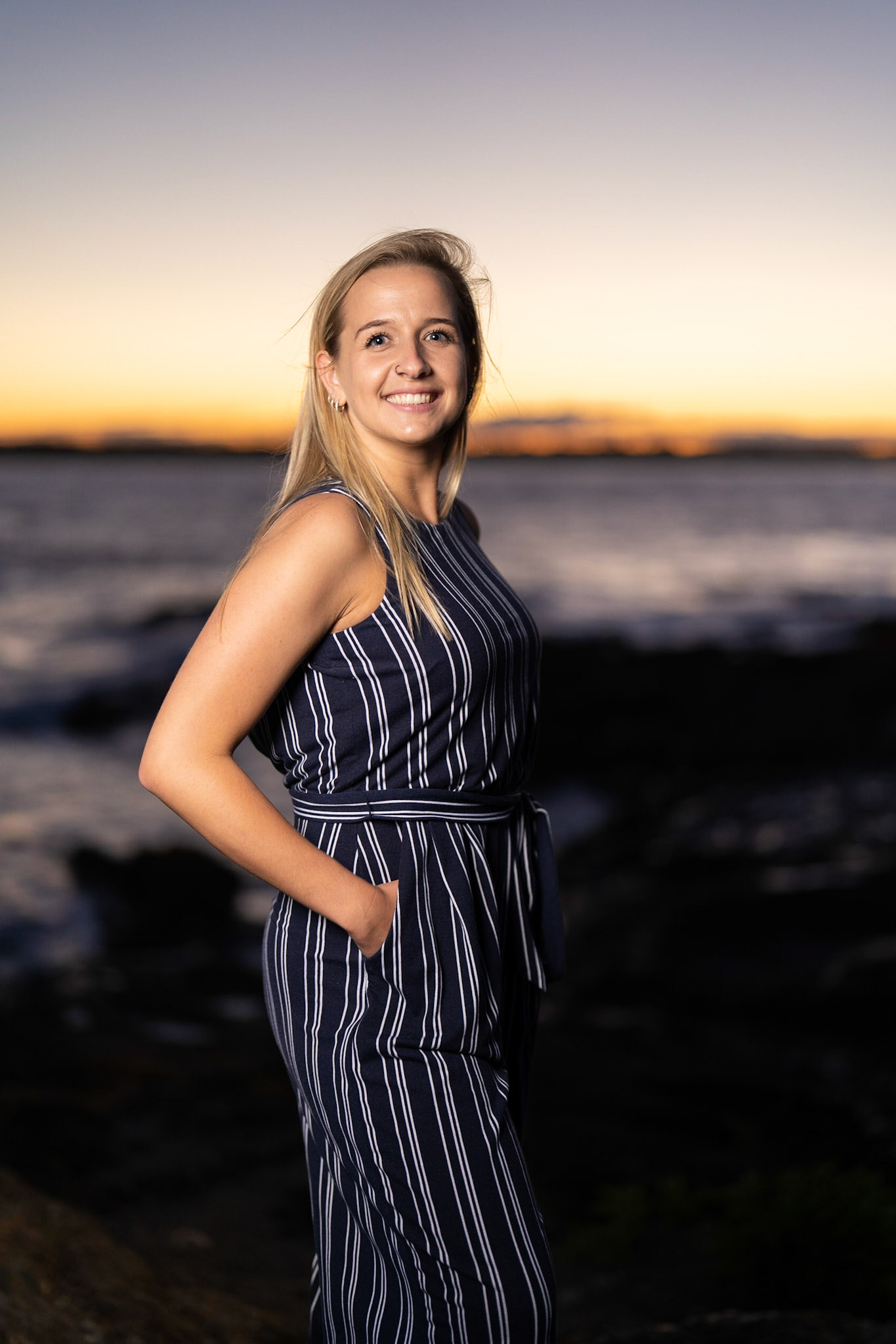 Grad Photos, Beavertail Park, Rhode Island - Mark B. Carrier Photography