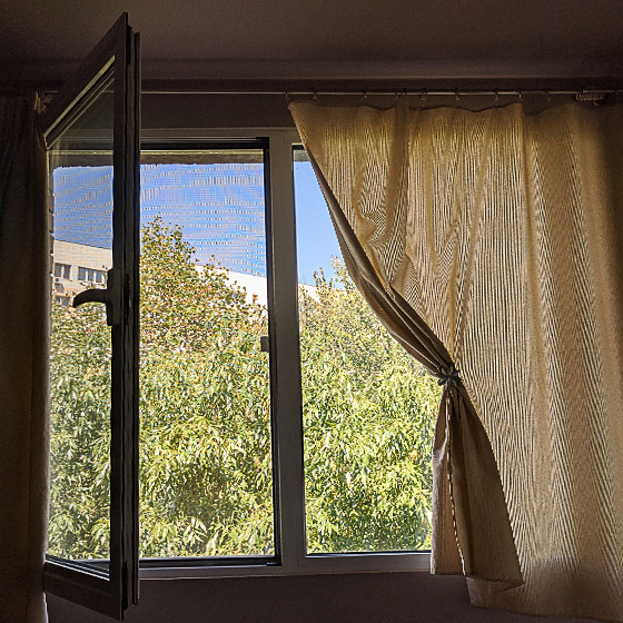 Framed landscape