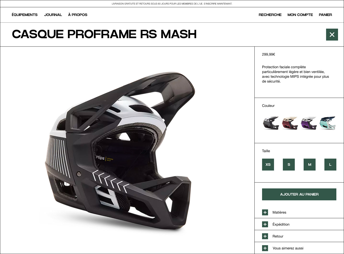 Zoom produit