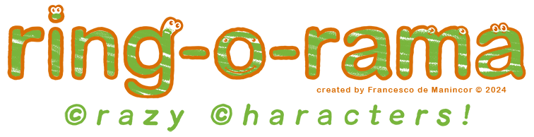 ring-o-rama logo, designed by Francesco de Manincor.
