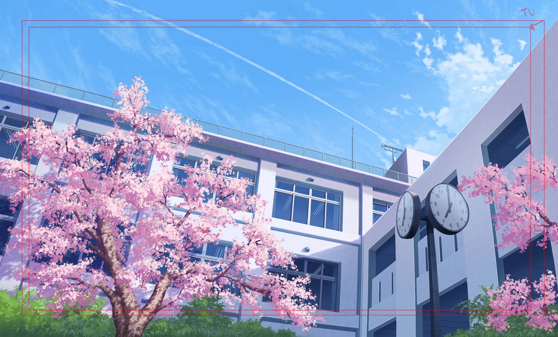 dアニメストア CM「アニメとススメ!」篇 背景(2024.3)