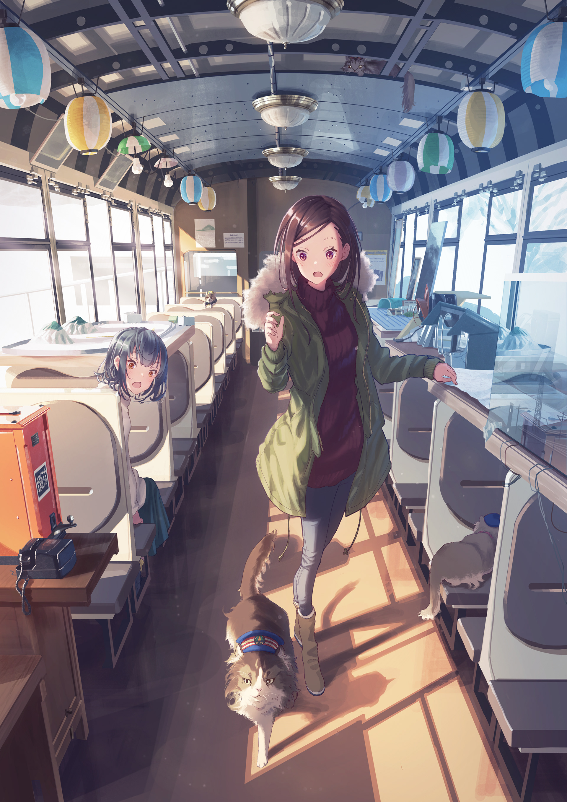 [Private] 芦ノ牧温泉駅 会津鉄道AT-300車内 (2022.2)