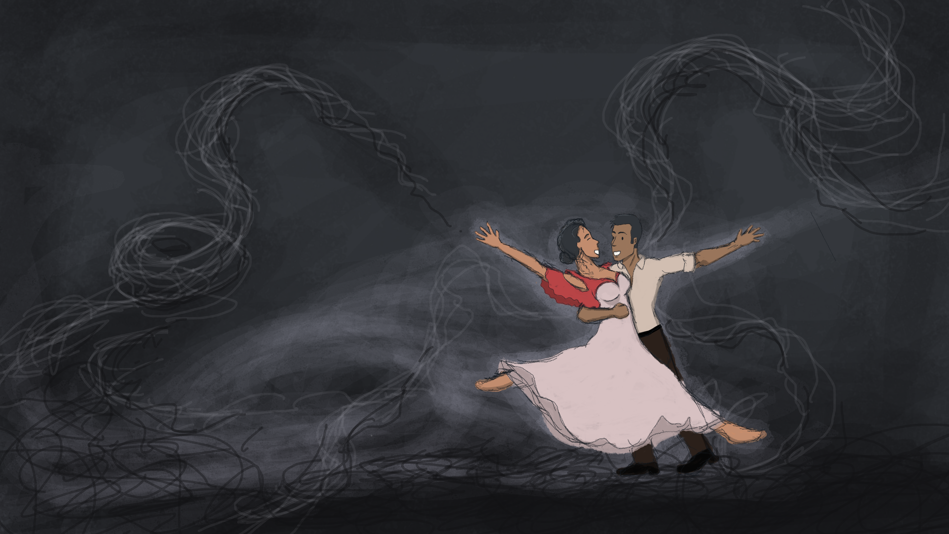 Cancelled Dance Game Concept Art