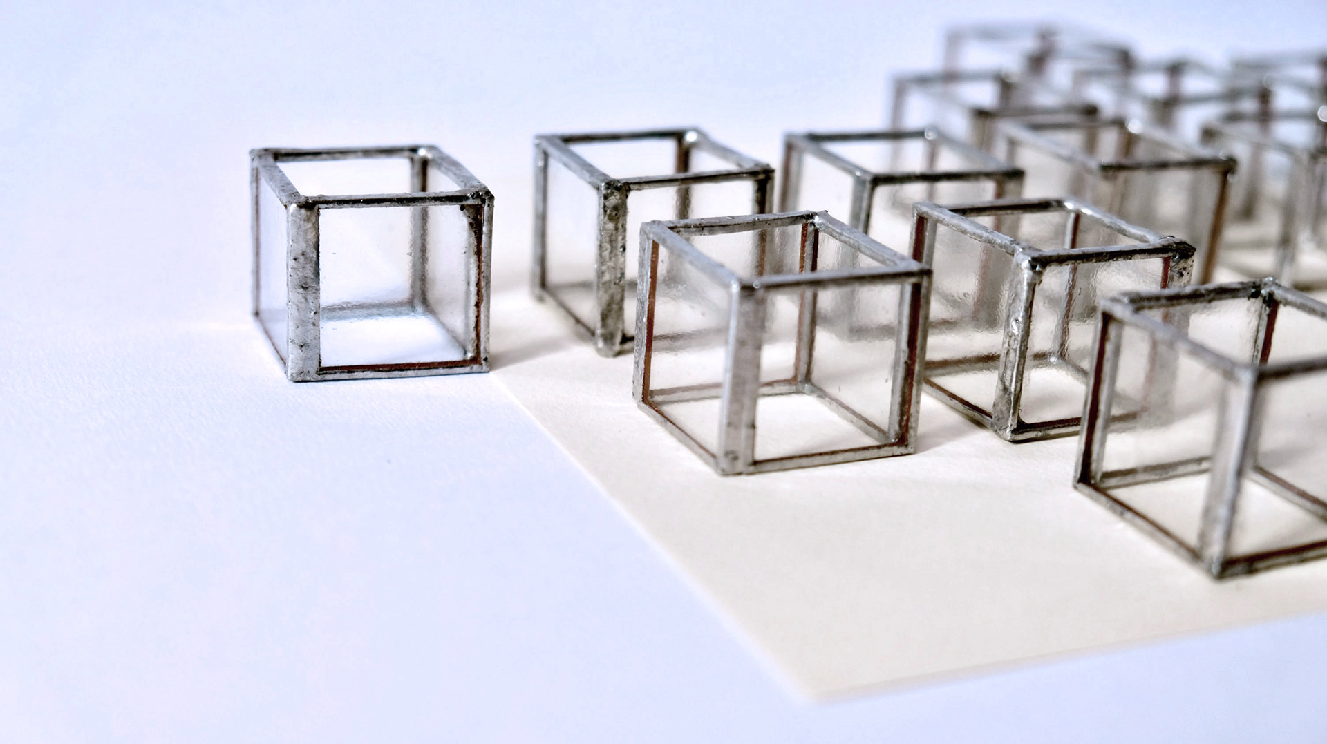 Photo du projet structure de verre étalée