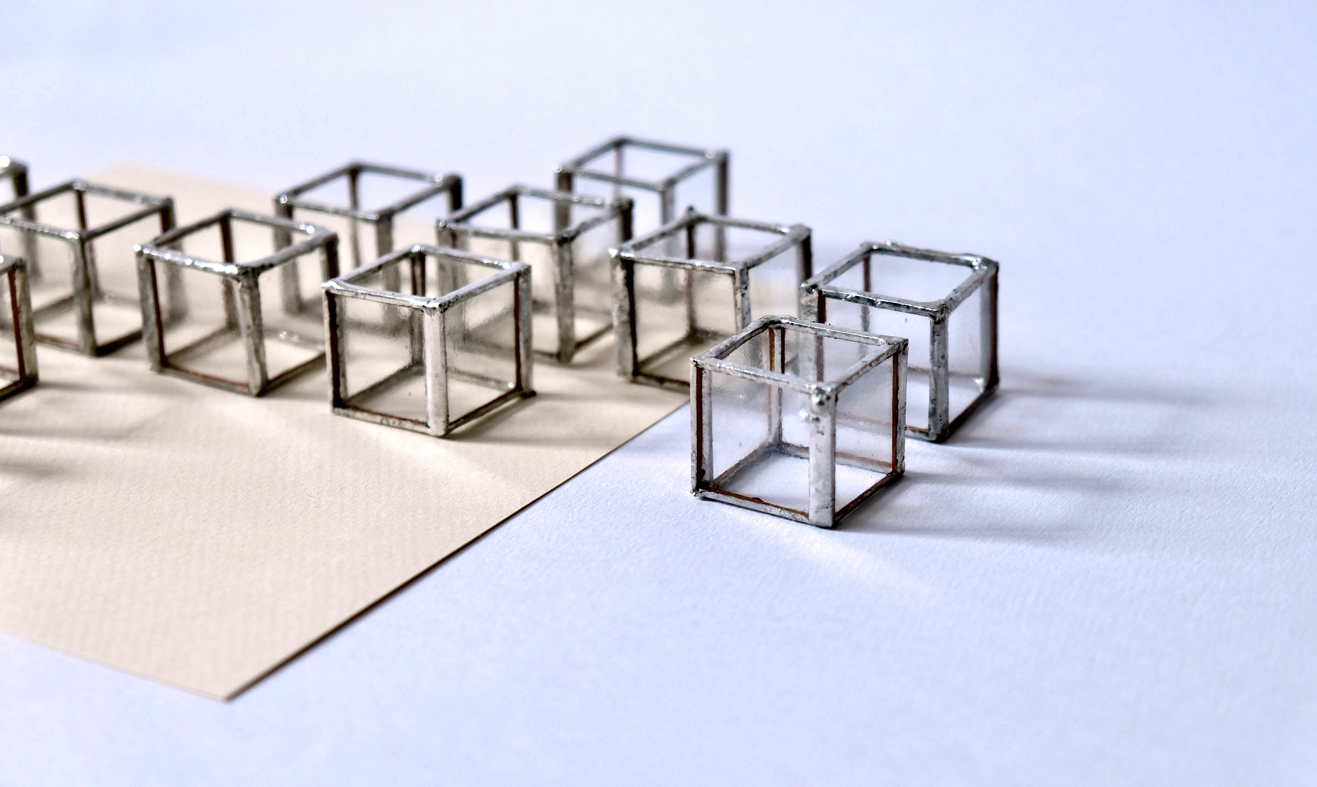 Photo du projet structure de verre étalée