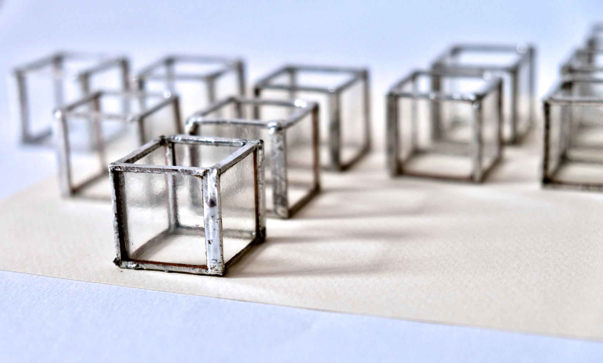 Photo du projet structure de verre étalée
