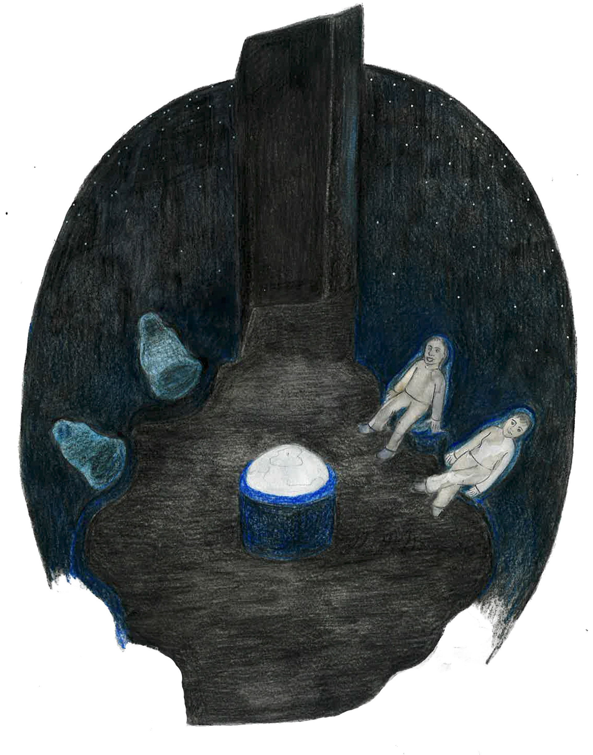 Illustration de la partie 1 de l'exposition - Le ciel nocturne