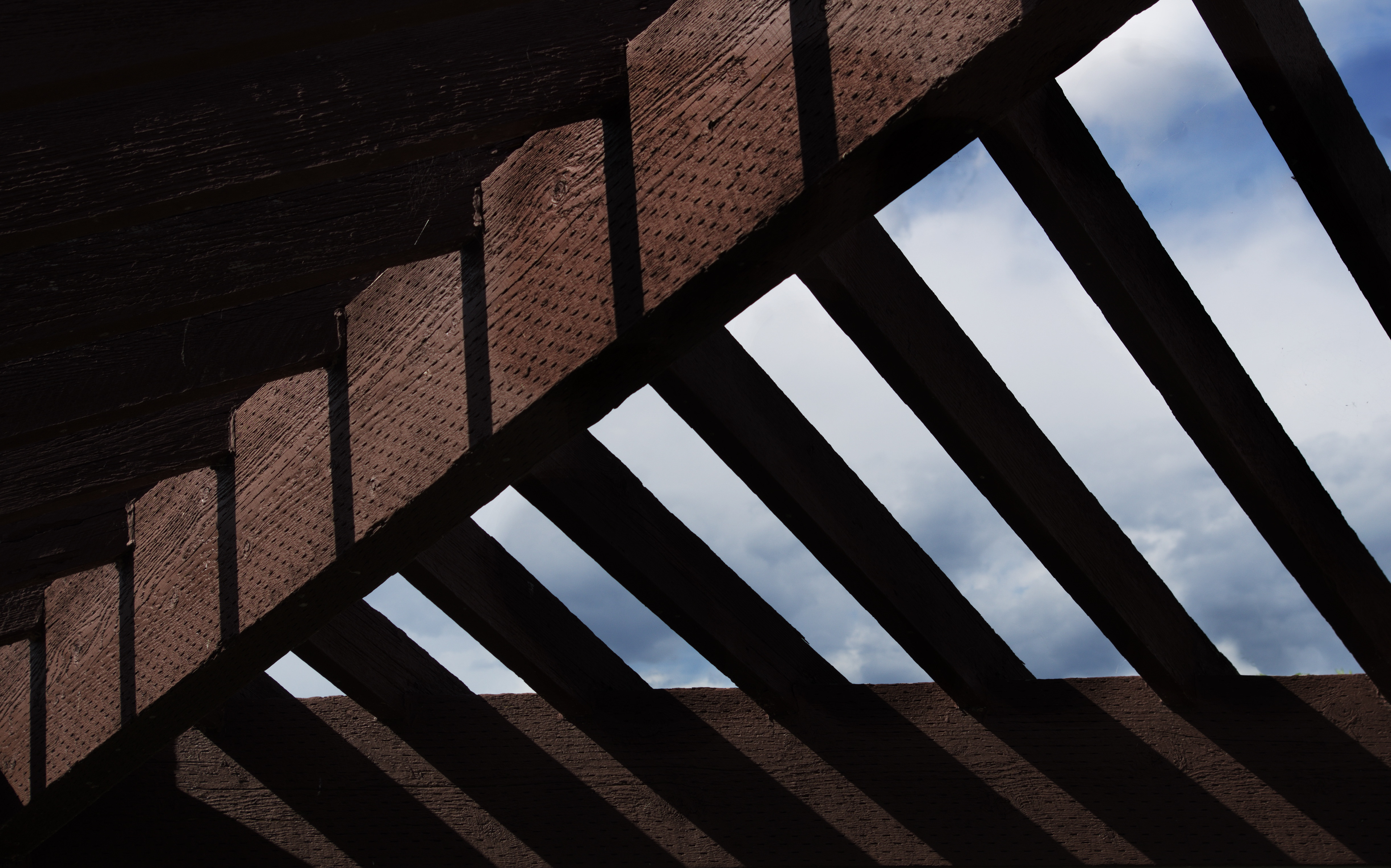 Slanted view