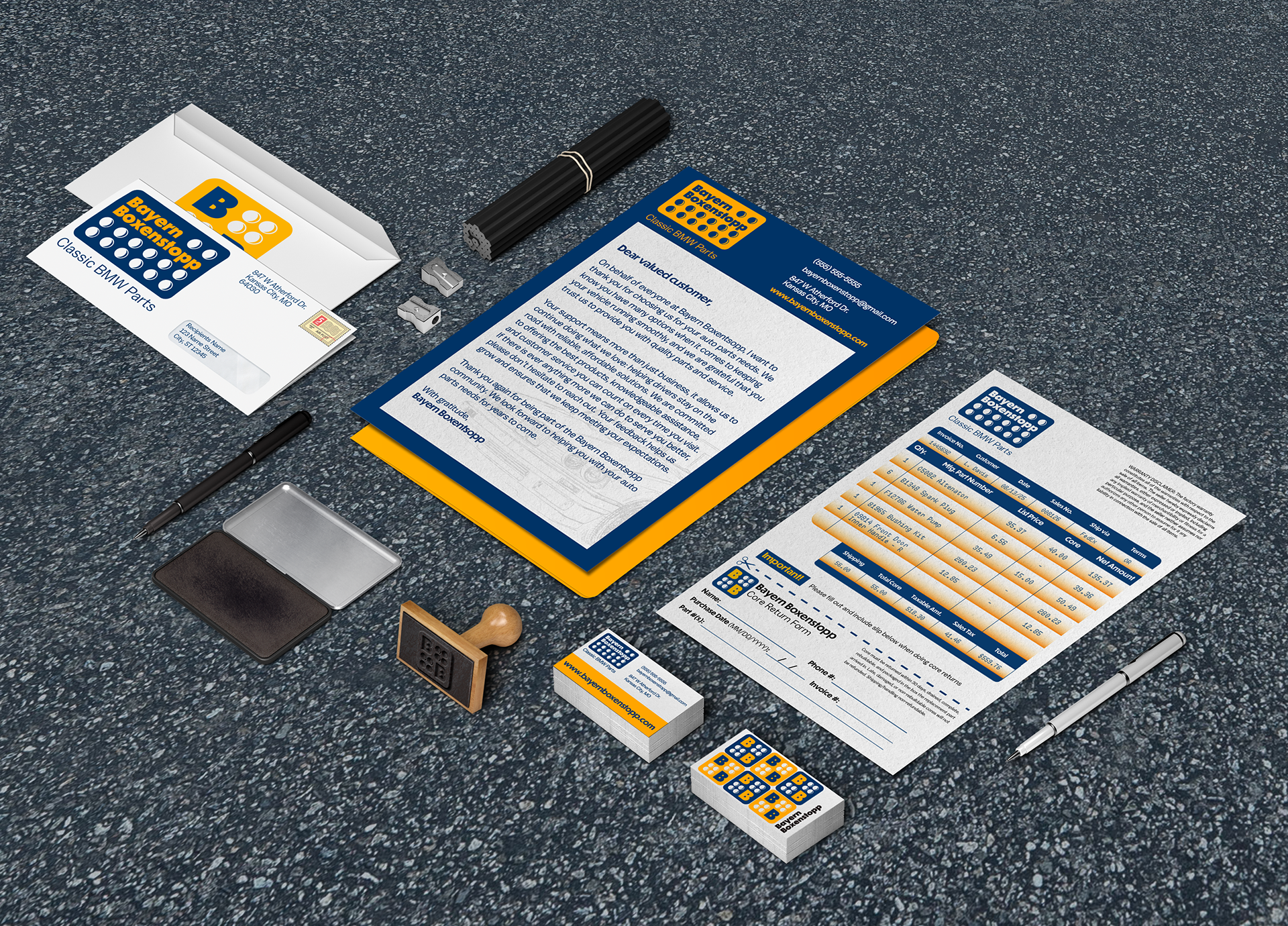 Bayern Boxenstopp Stationery Set