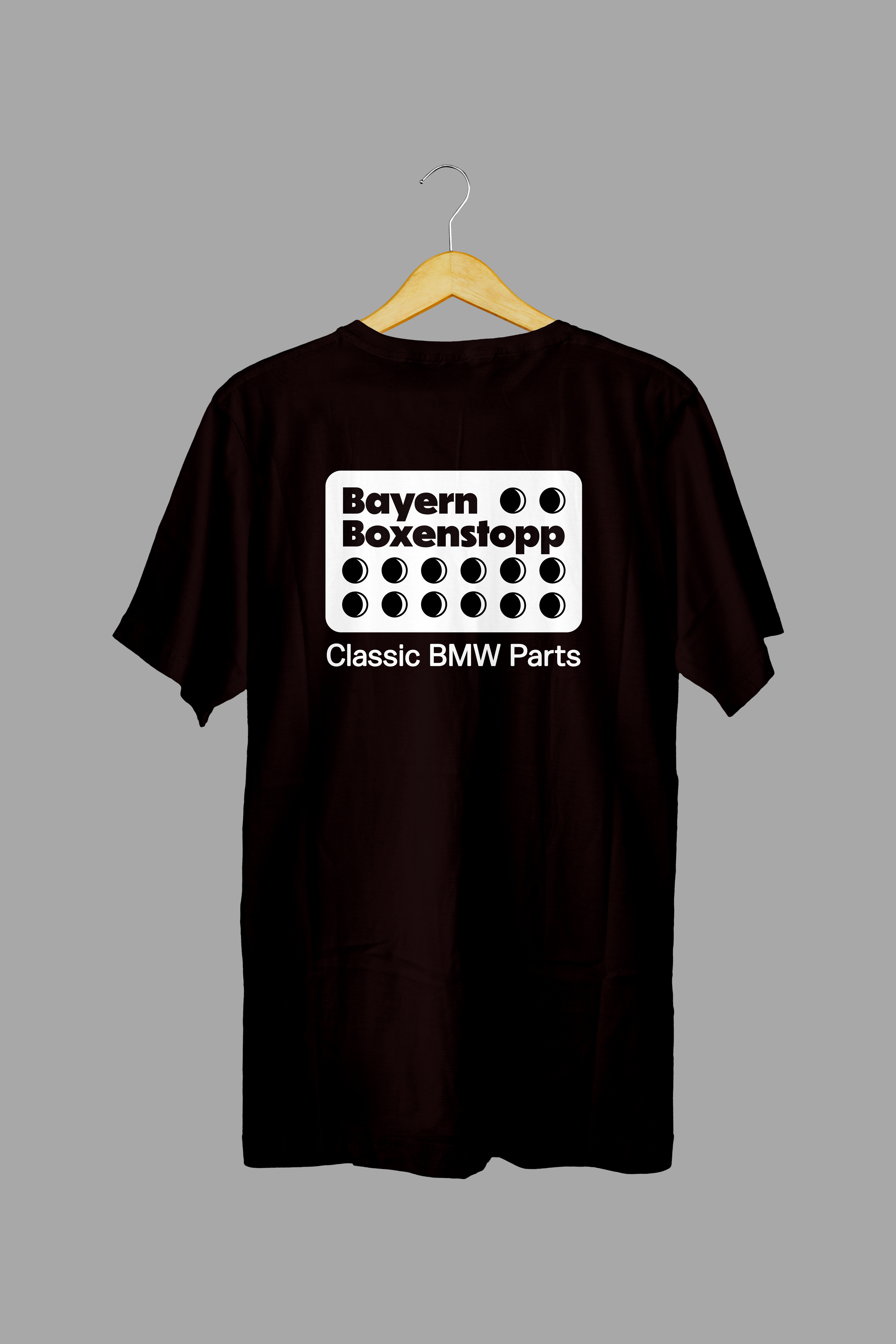 Bayern Boxenstopp Black Short-sleeve Shirt Back