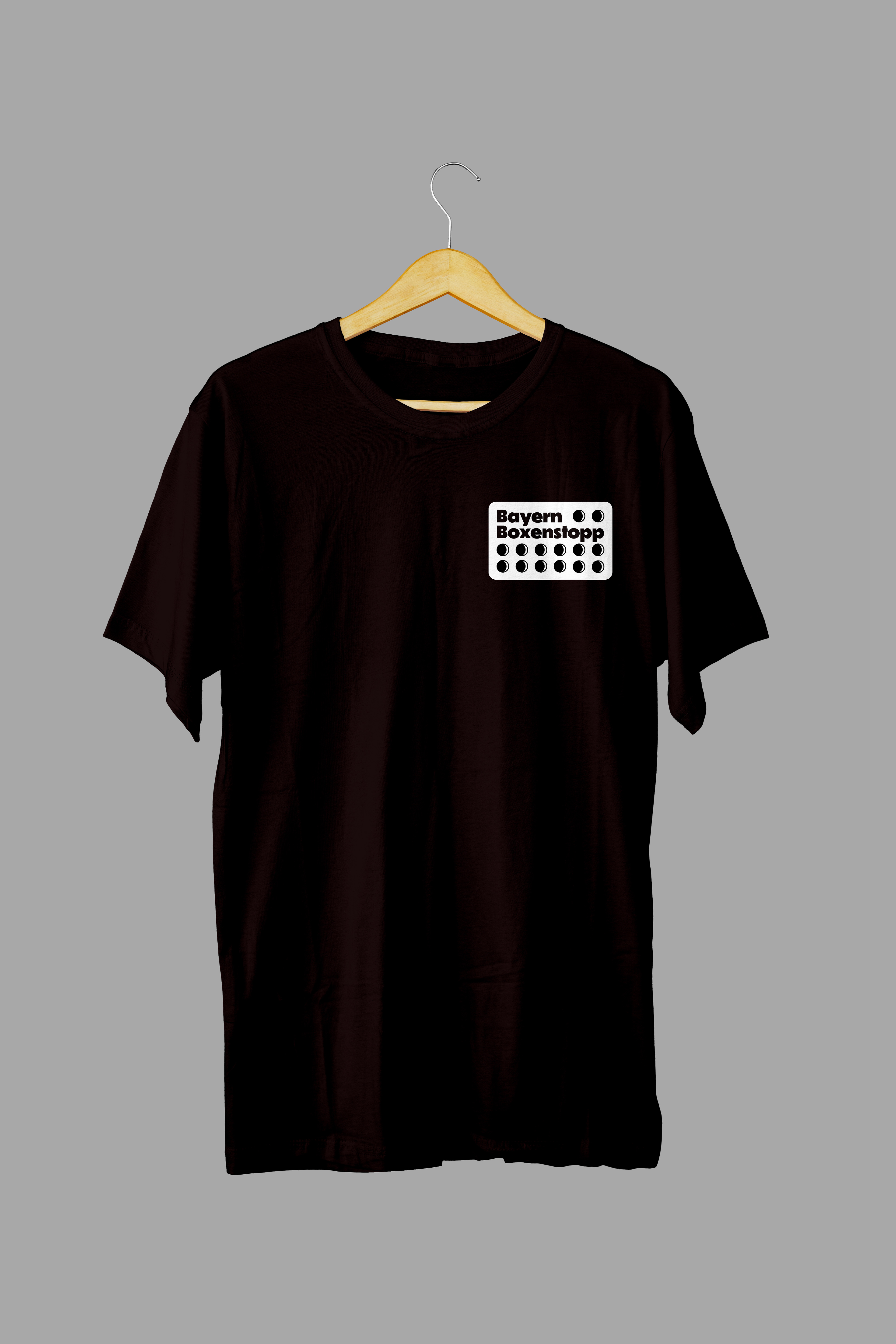Black Short-sleeve Shirt Front