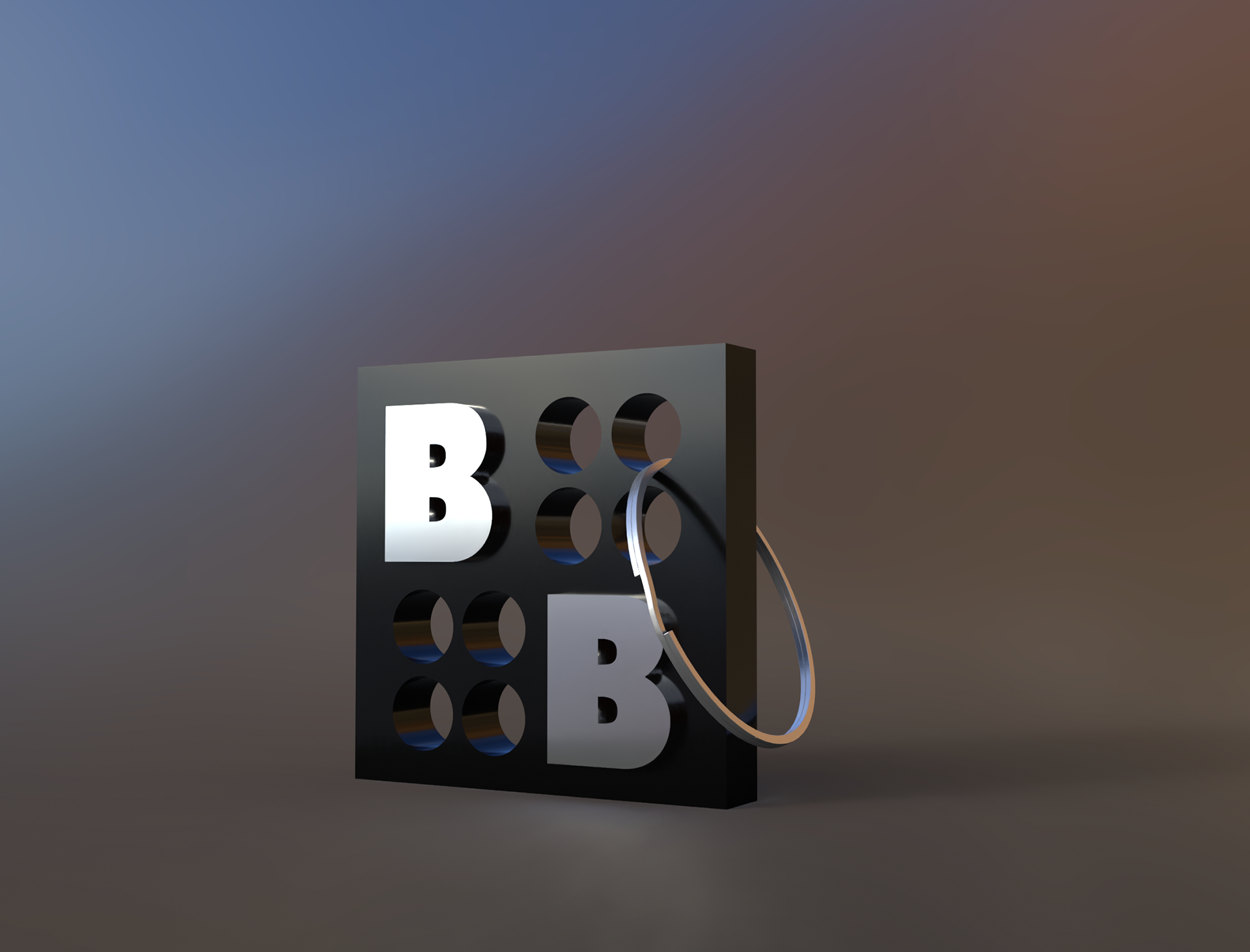 Bayern Boxenstopp Small Logo Keychain