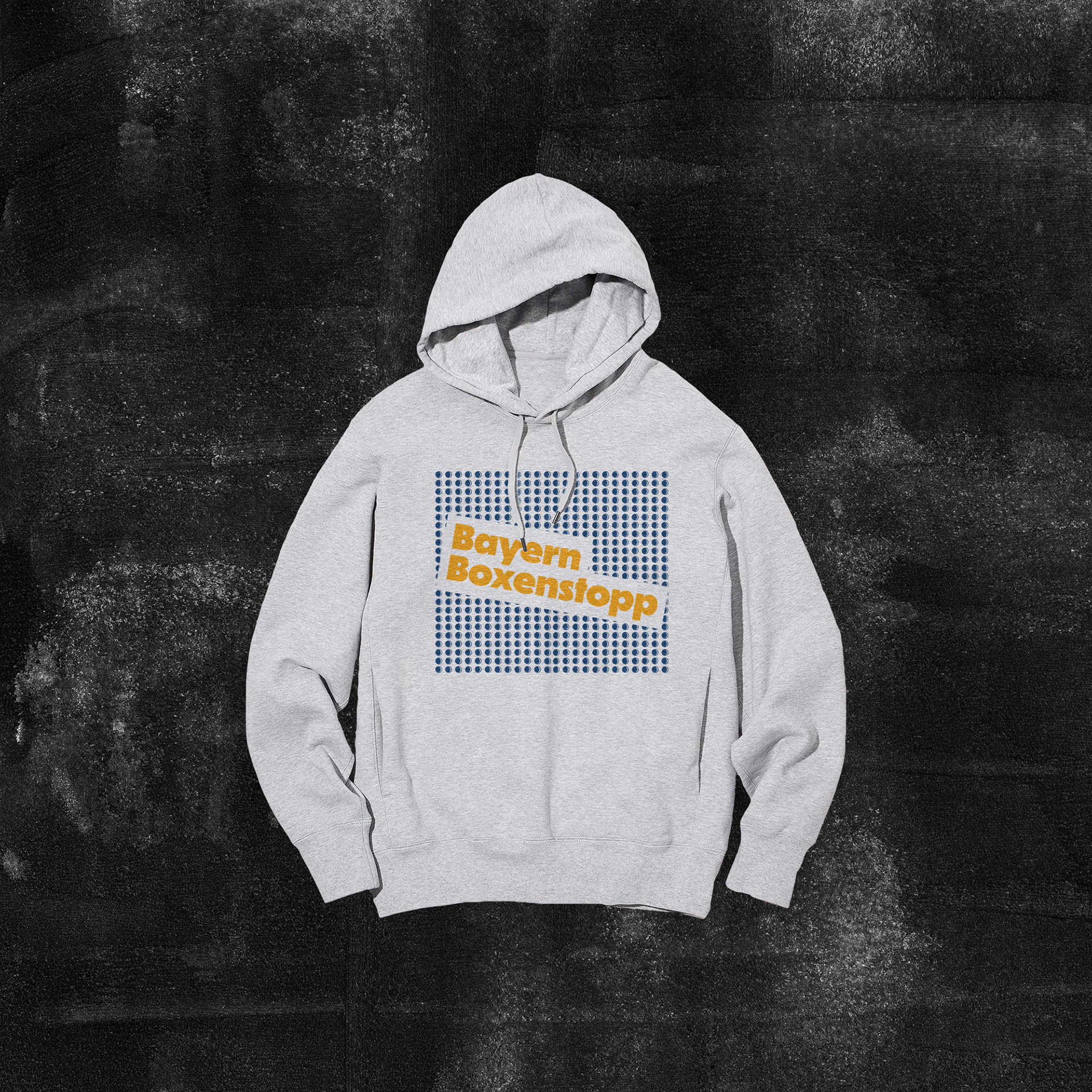 Bayern Boxenstopp Grey Pullover Hoodie