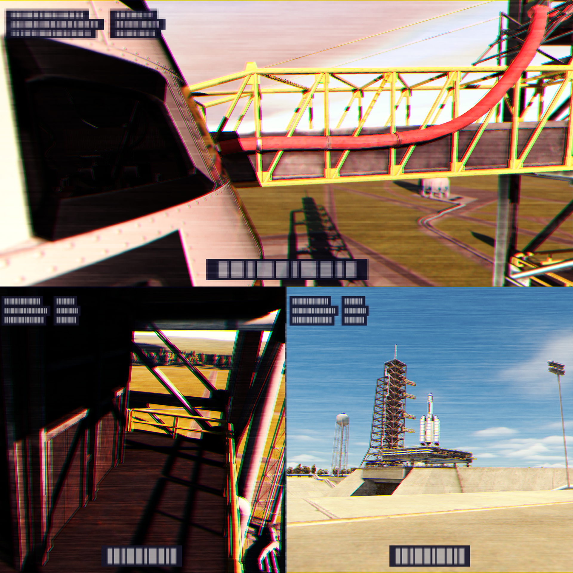 Various "live" feeds from launch site