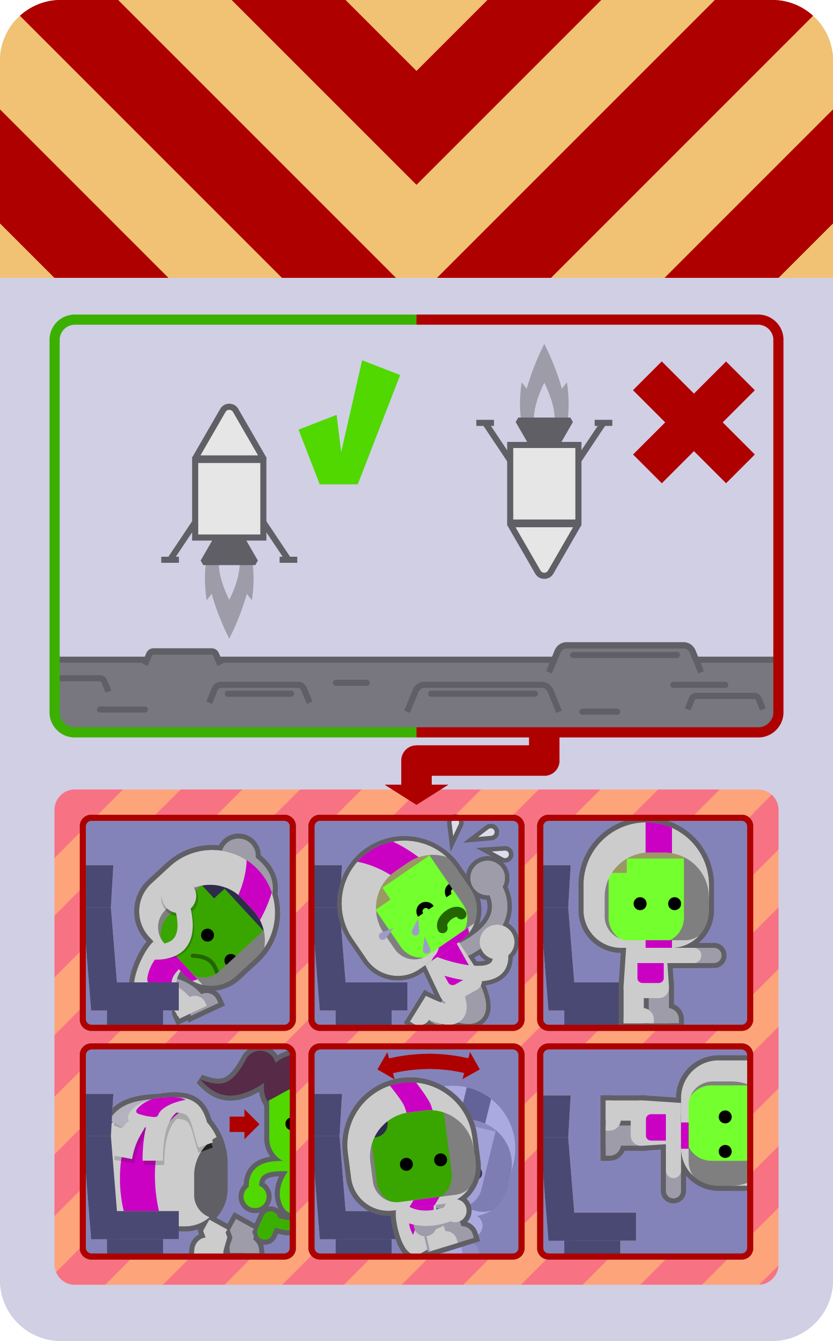 Front, In-Flight Safety Card for Tutorial 7
