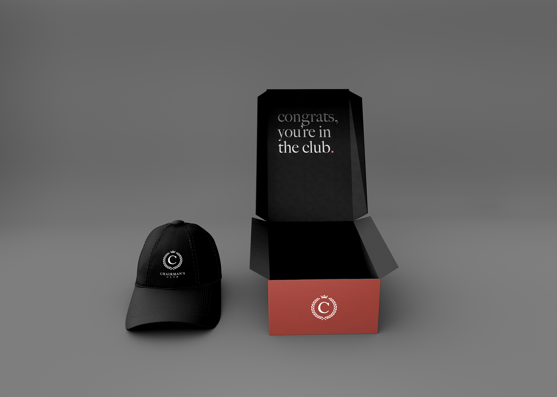 Baseball Cap with Box