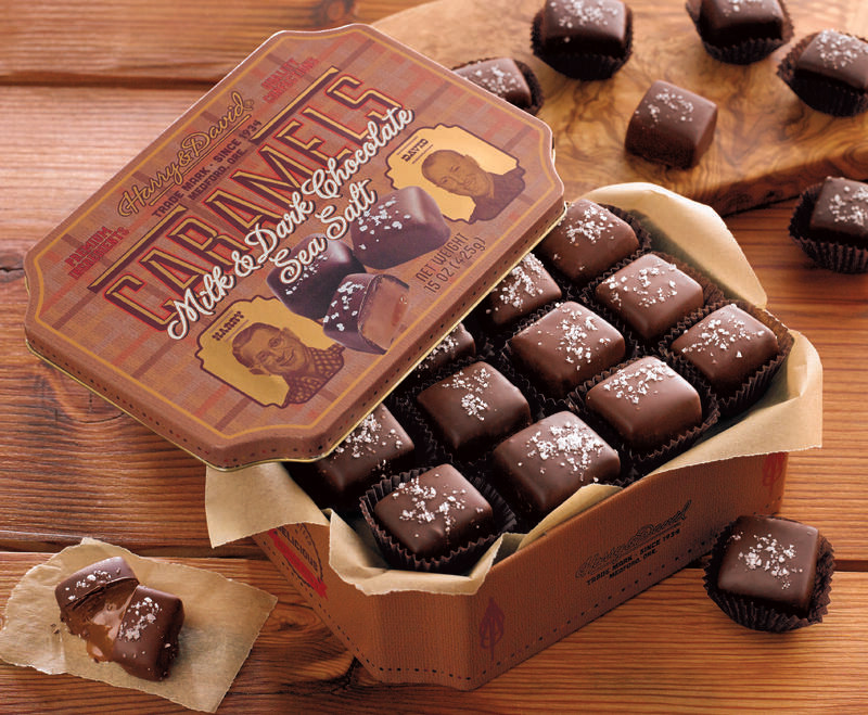 Harry & David Caramel Chocolate Tin